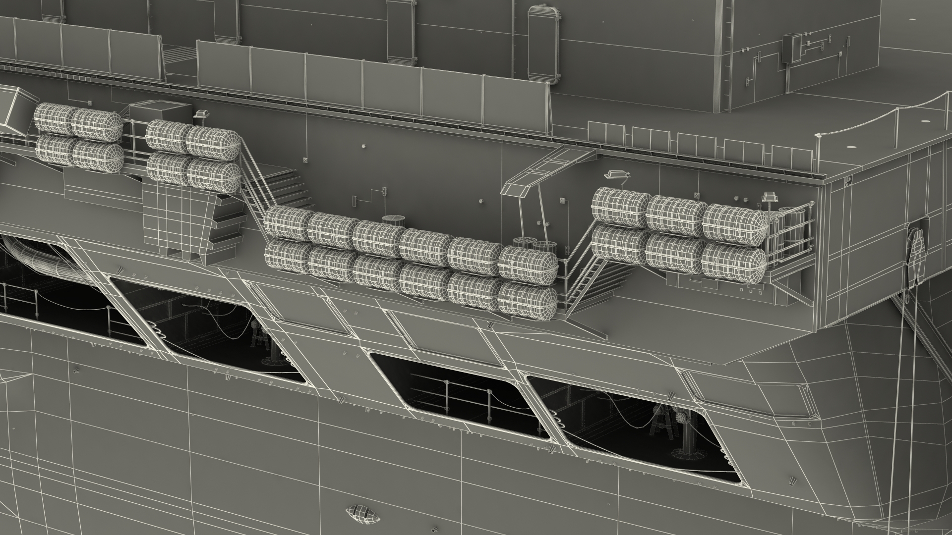 3D model USS George Washington With Aircraft
