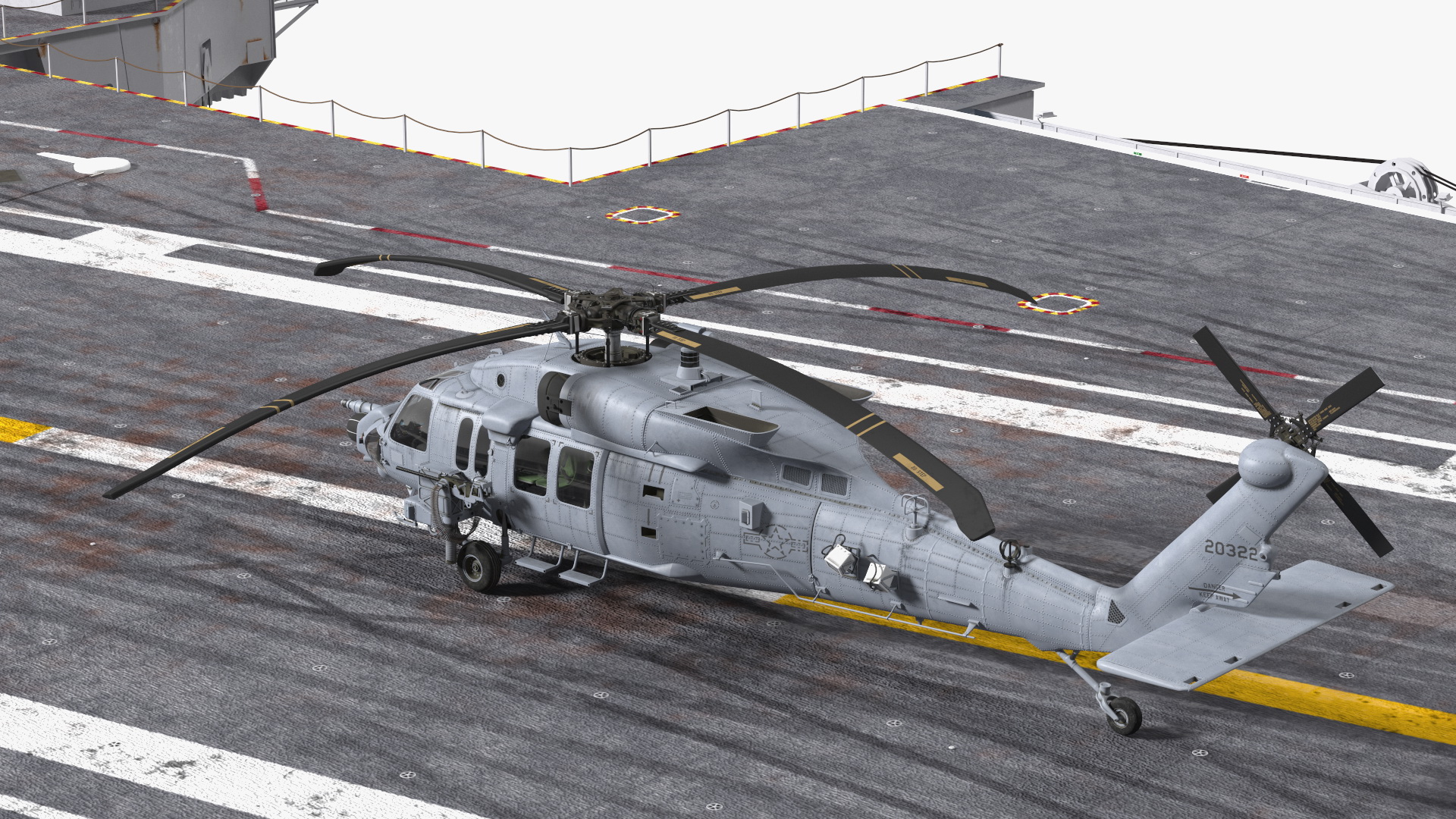 3D model USS George Washington With Aircraft