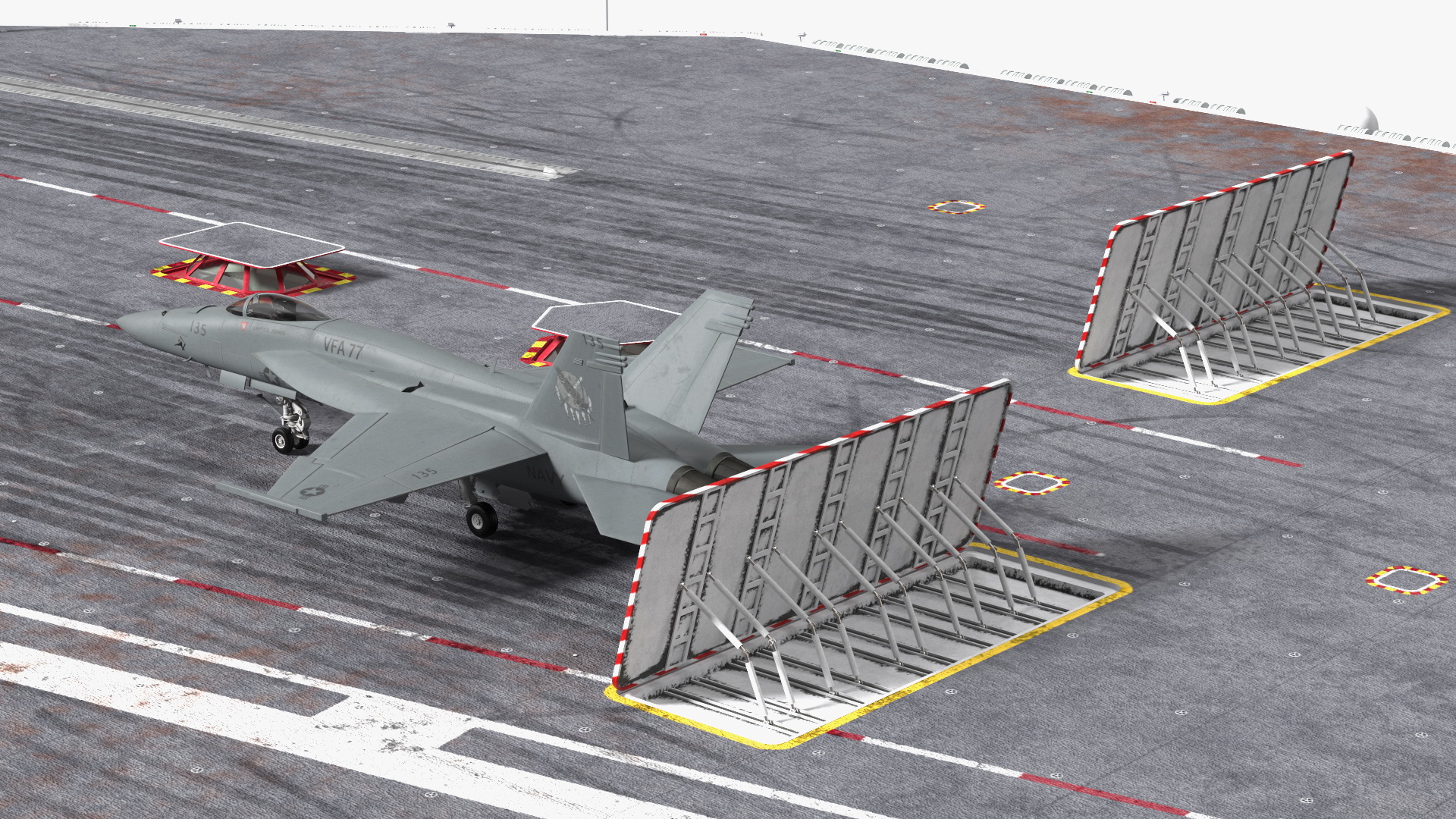 3D model USS George Washington With Aircraft