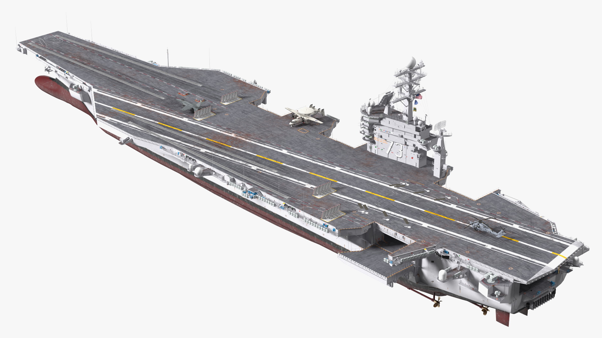 3D model USS George Washington With Aircraft