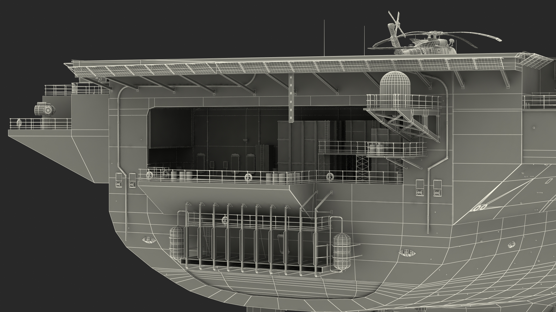 3D model USS George Washington With Aircraft