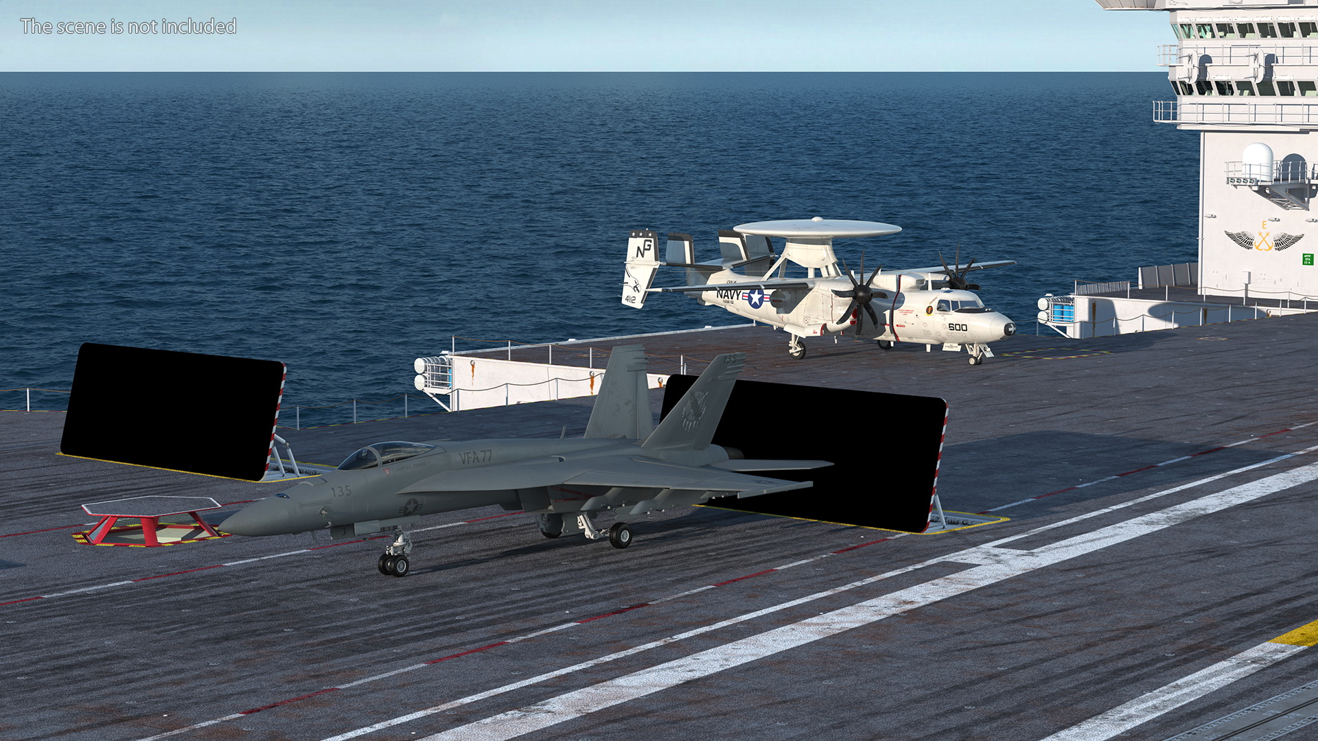 3D model USS George Washington With Aircraft