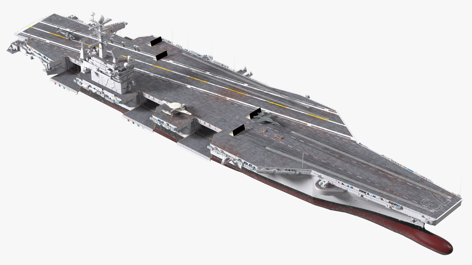 3D model USS George Washington With Aircraft