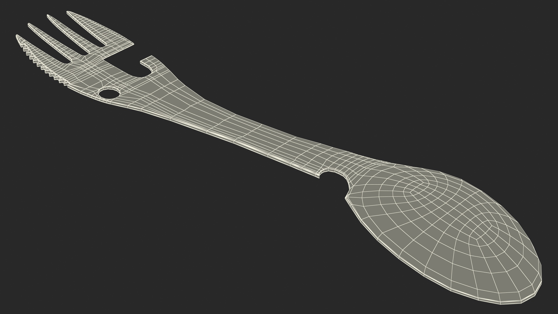 3D model Multi-Function Fork Spoon