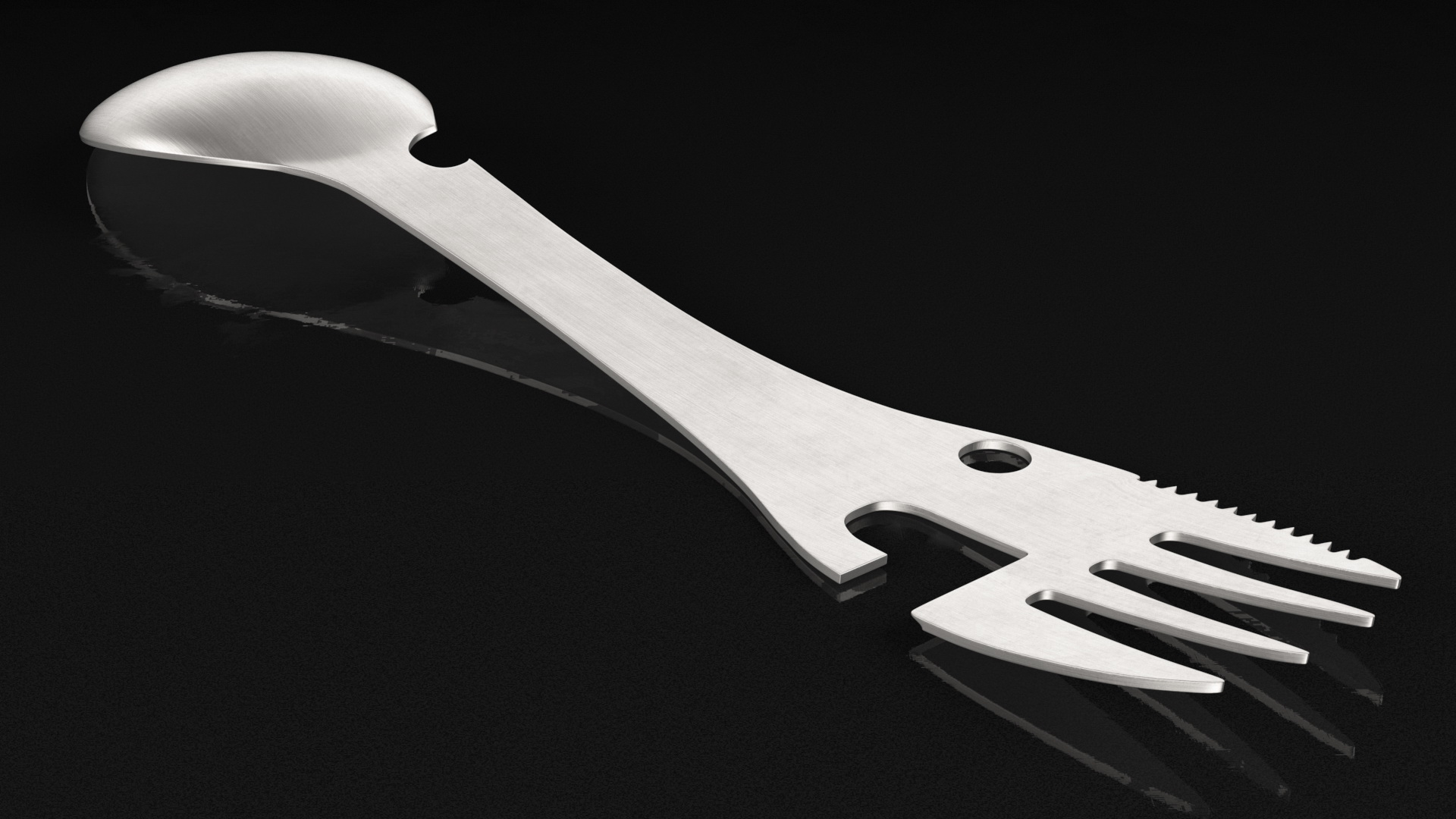 3D model Multi-Function Fork Spoon