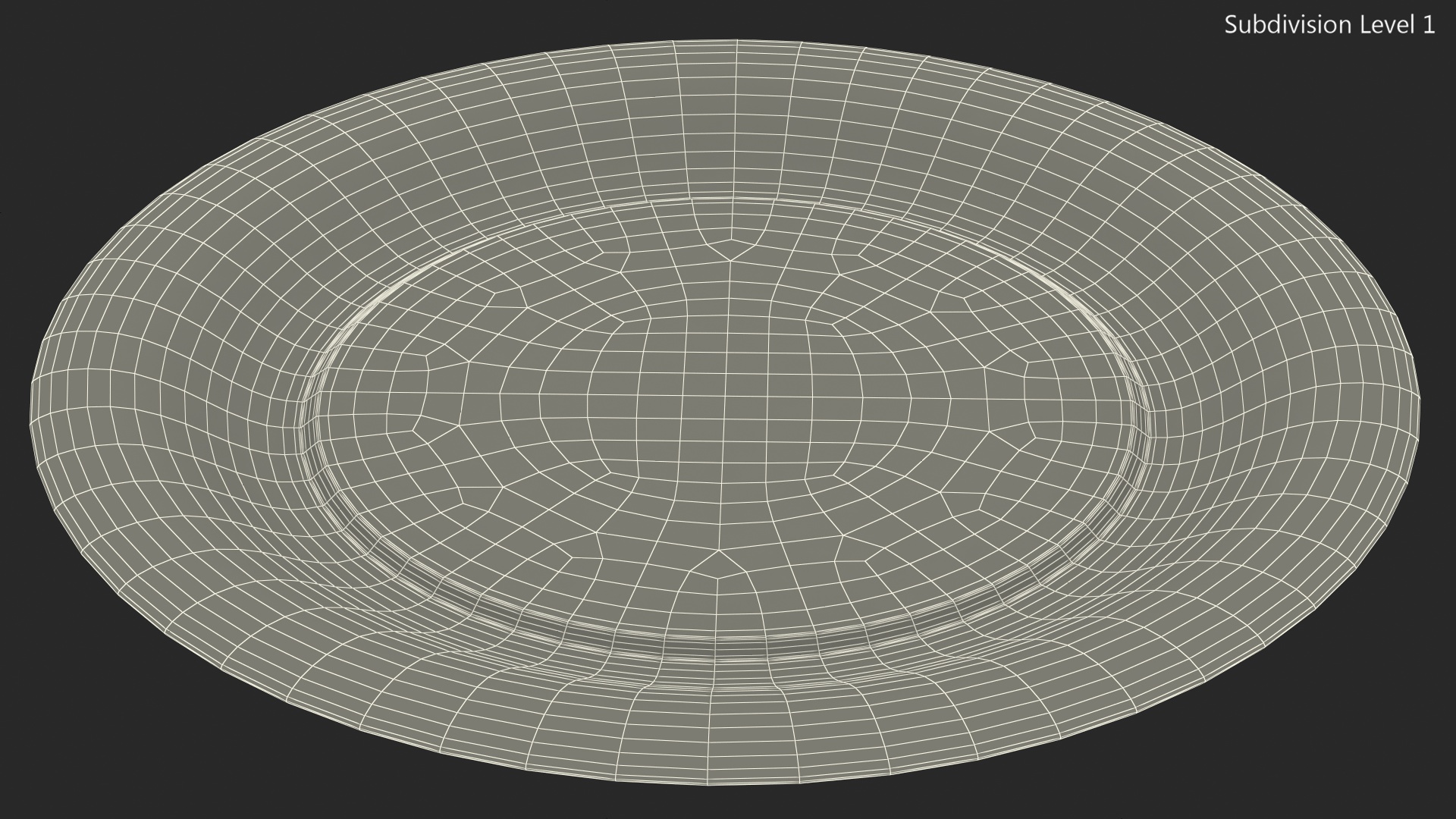Green Paper Plate 3D