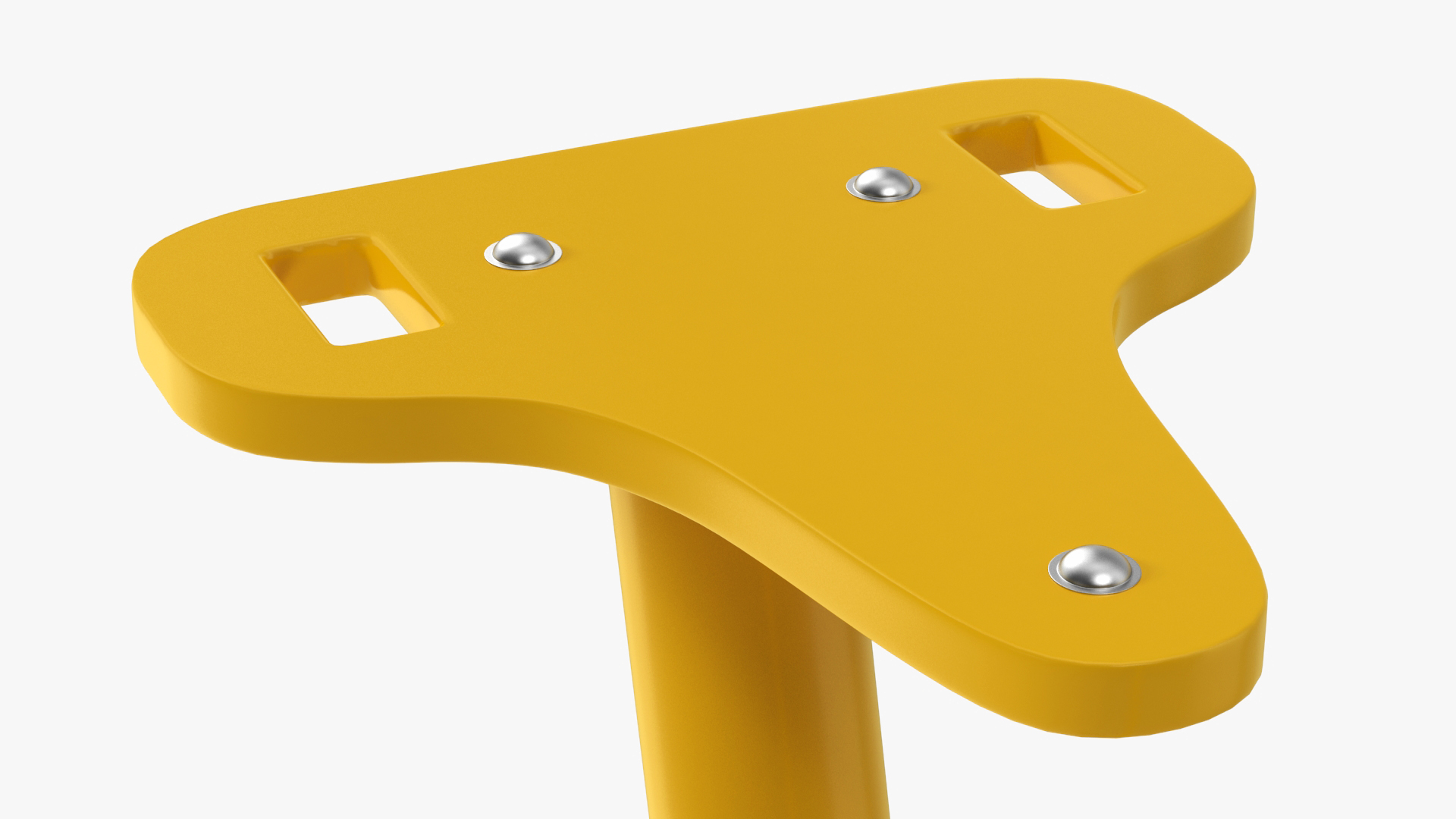 3D Rider Outdoor Fitness Equipment Yellow model