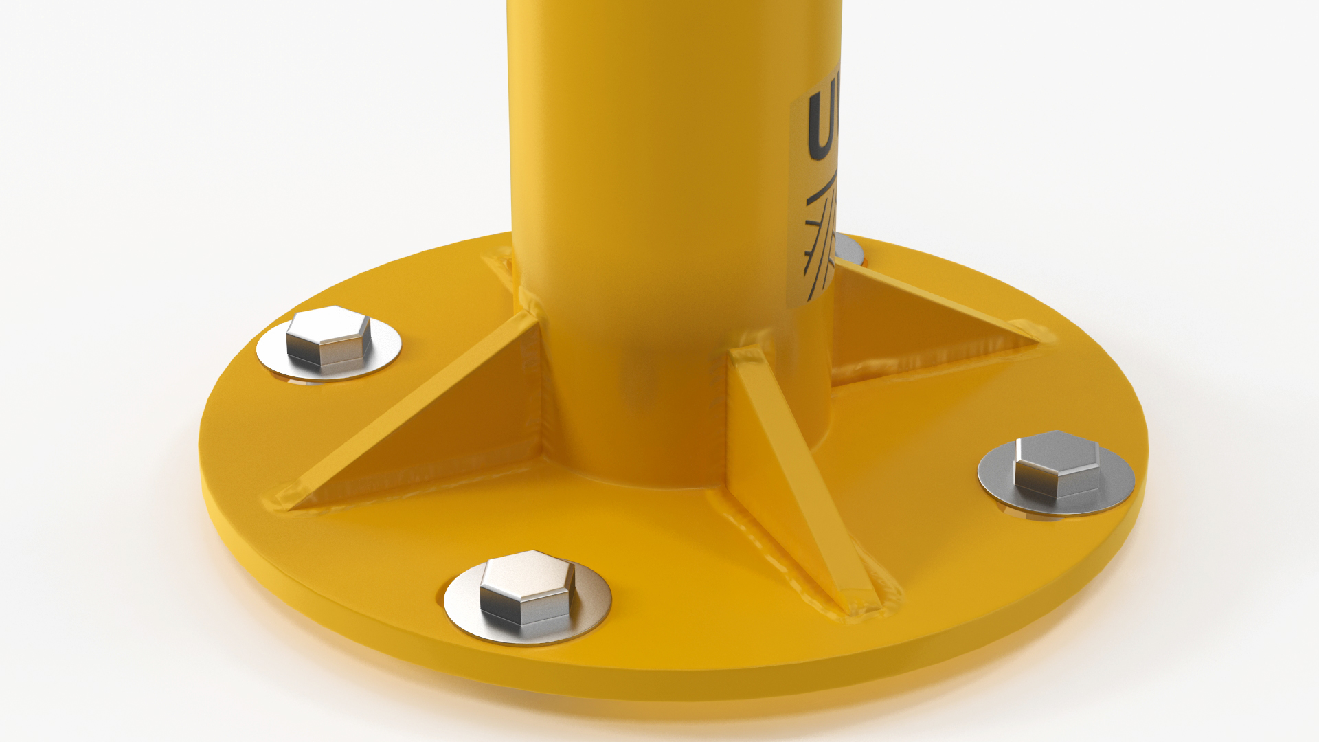 3D Rider Outdoor Fitness Equipment Yellow model