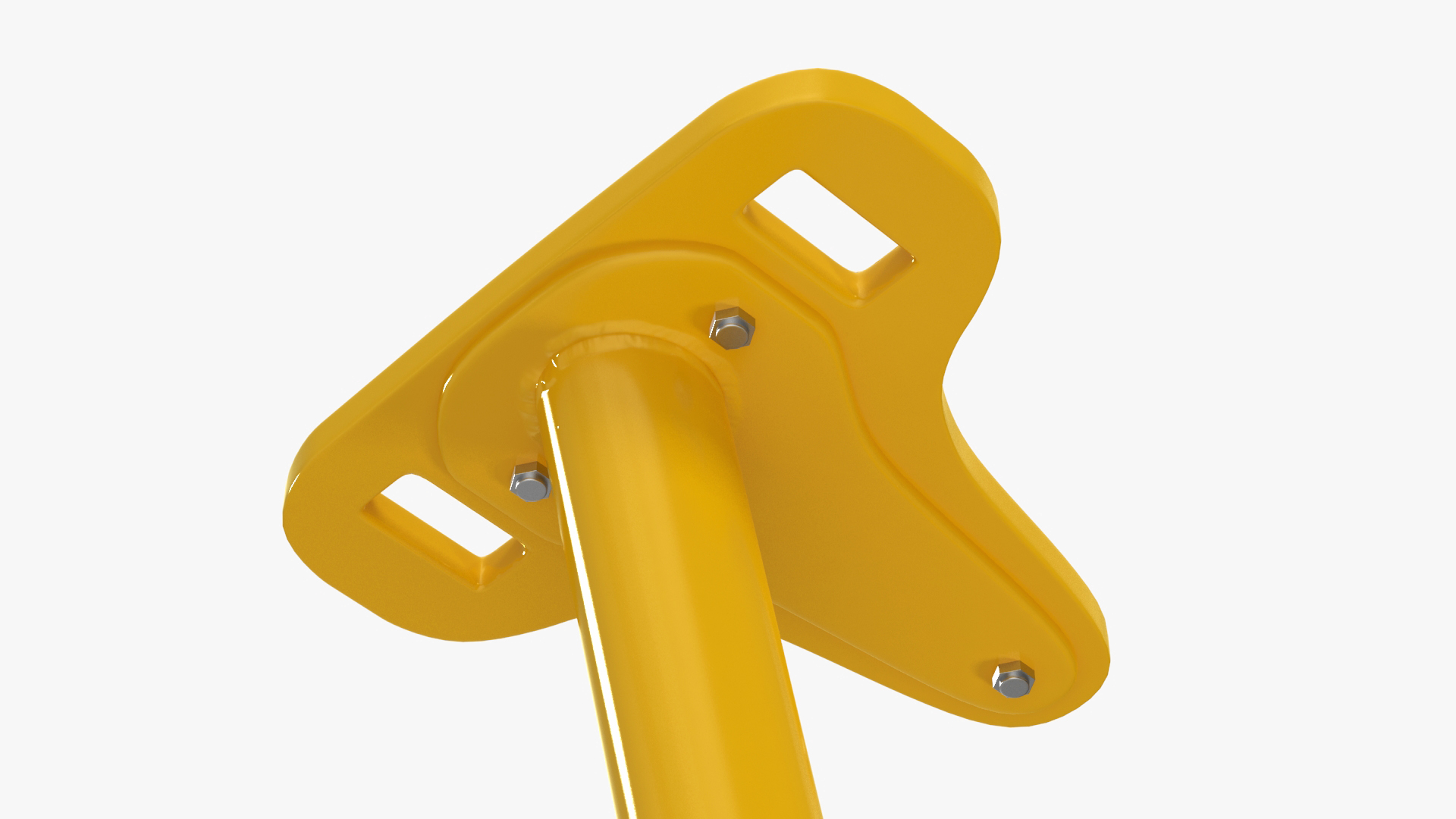3D Rider Outdoor Fitness Equipment Yellow model