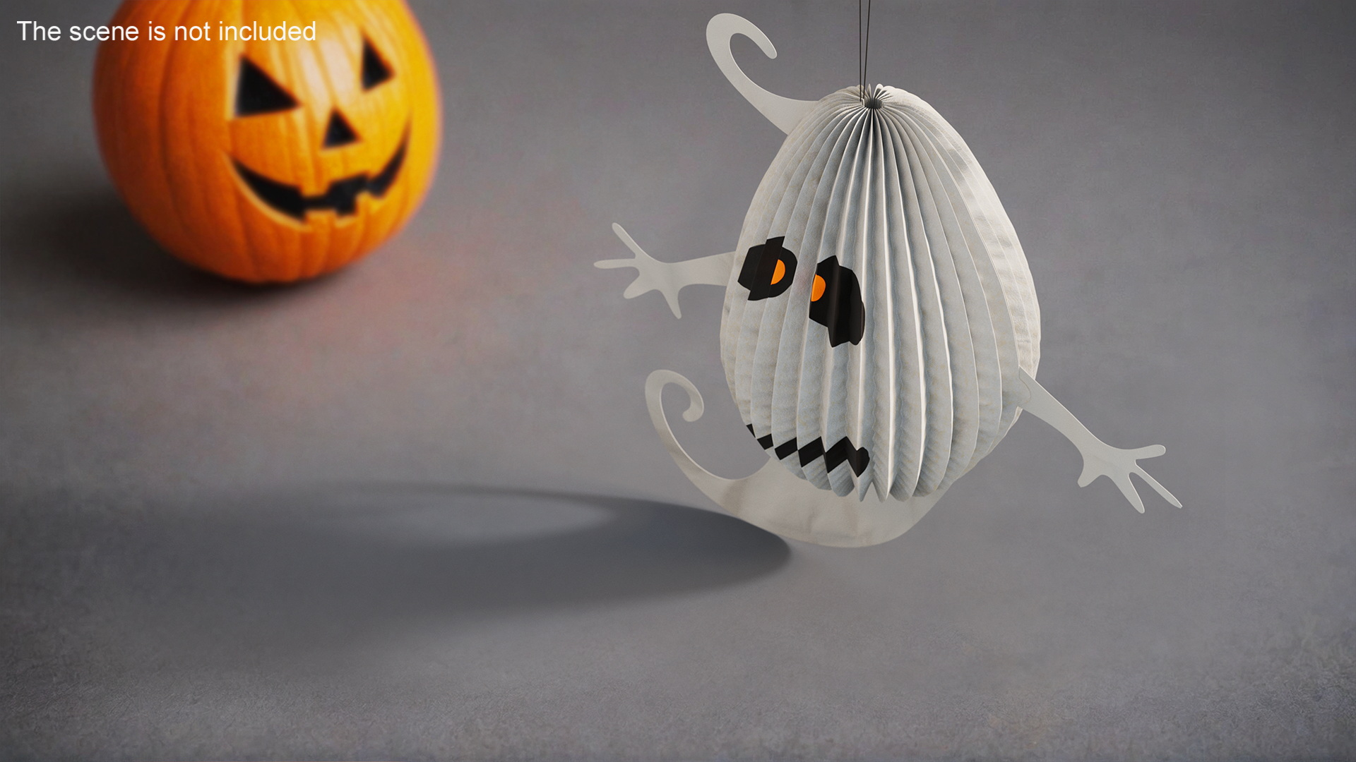 Halloween Ghoust Paper Decorations 3D model
