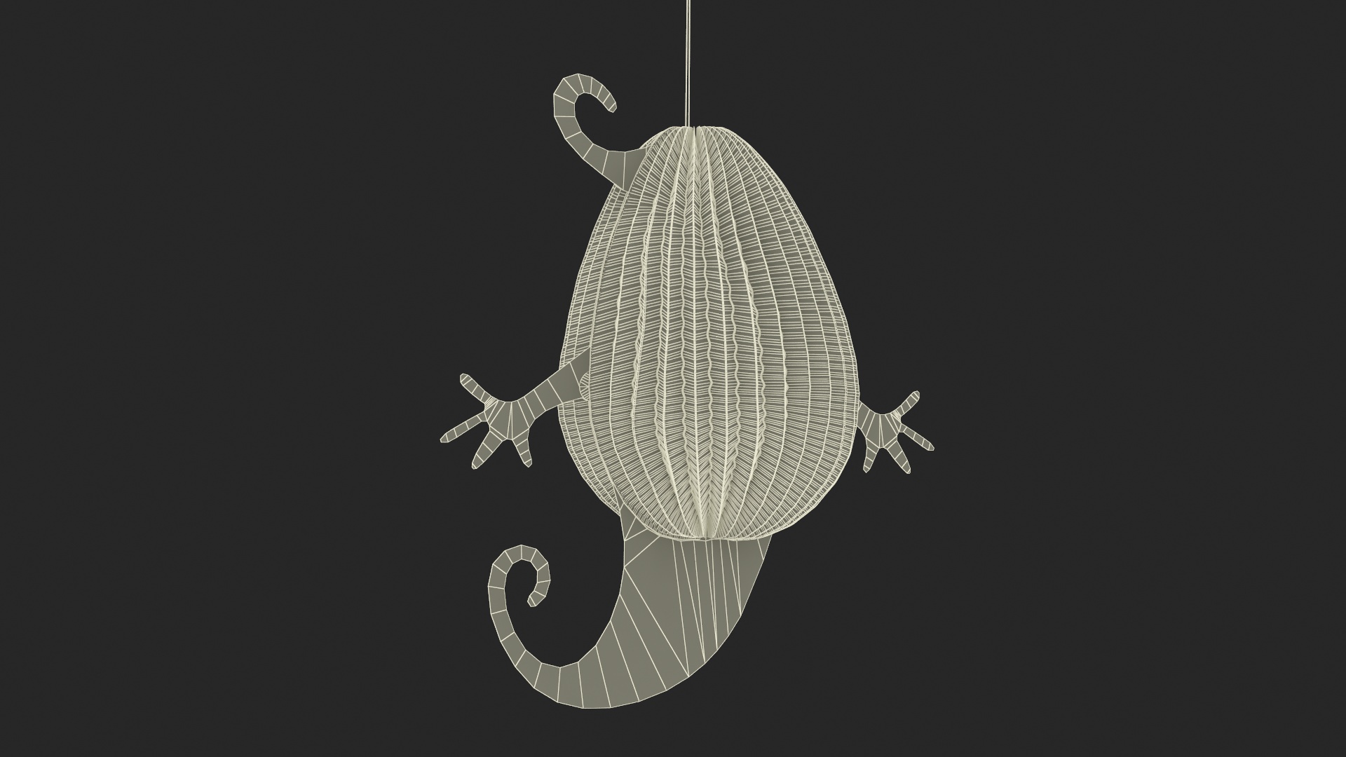 Halloween Ghoust Paper Decorations 3D model