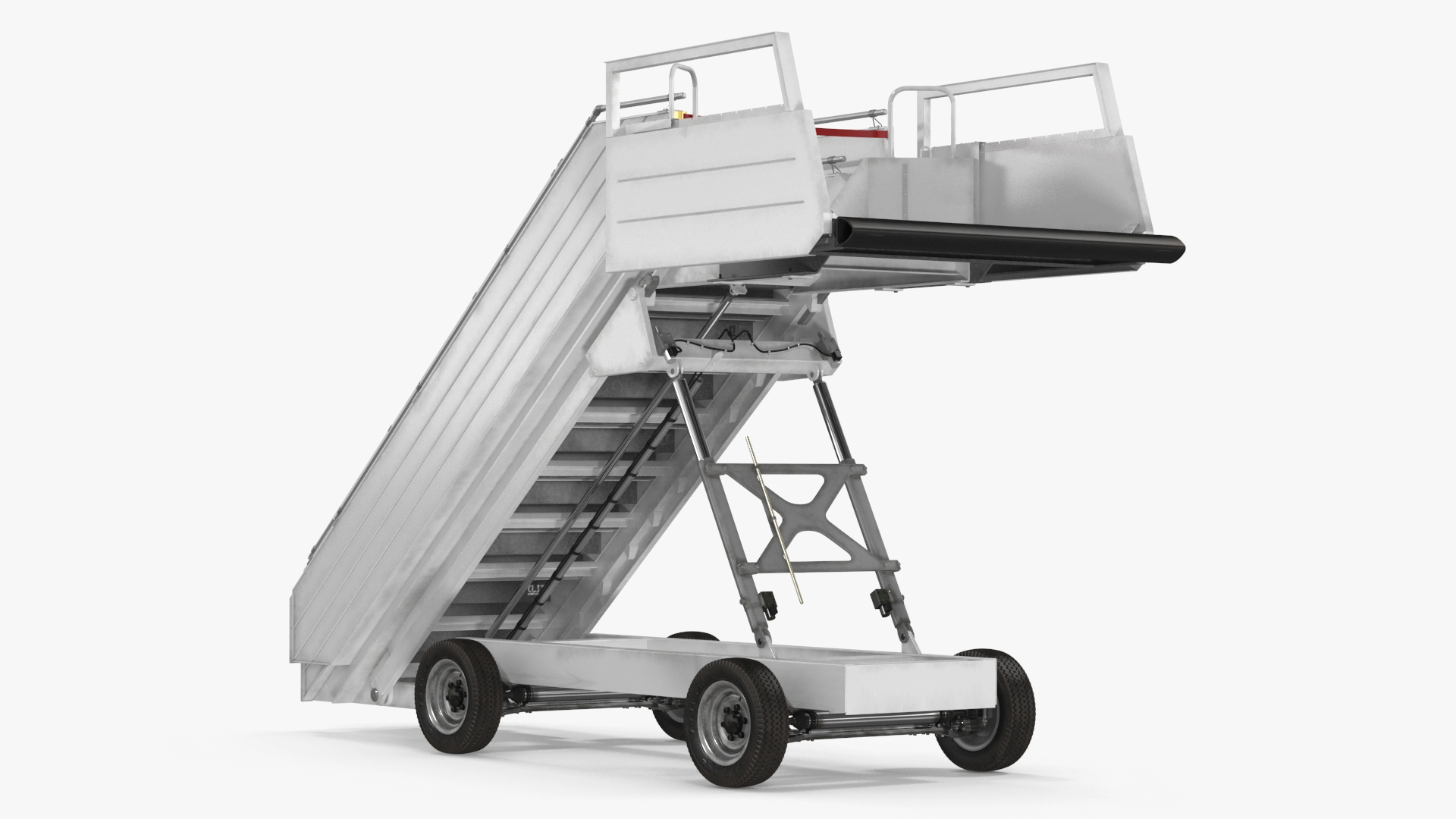 3D Airbus Delta with Passenger Steps model