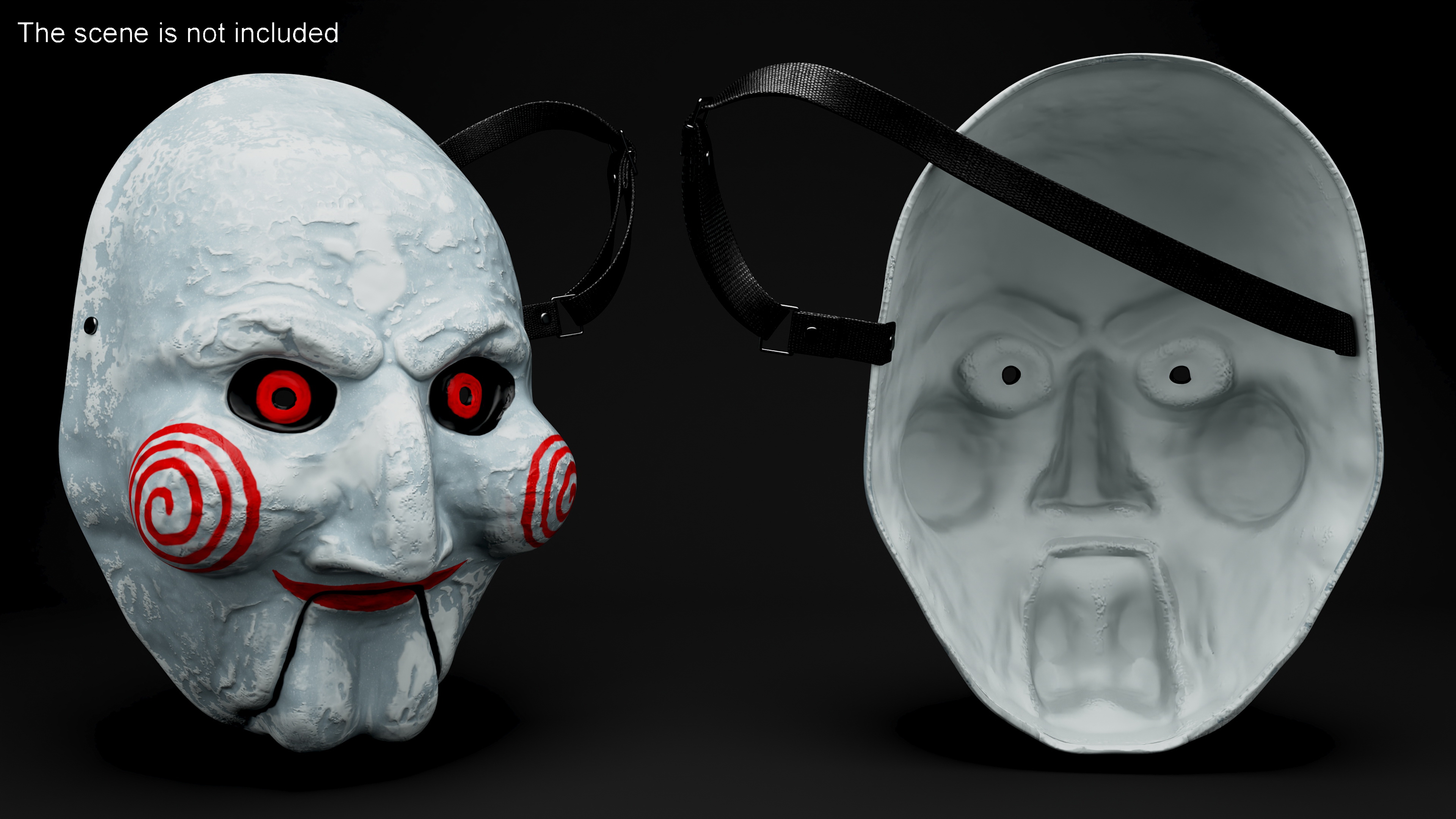 Lying Billy Puppet Vacuform Mask 3D