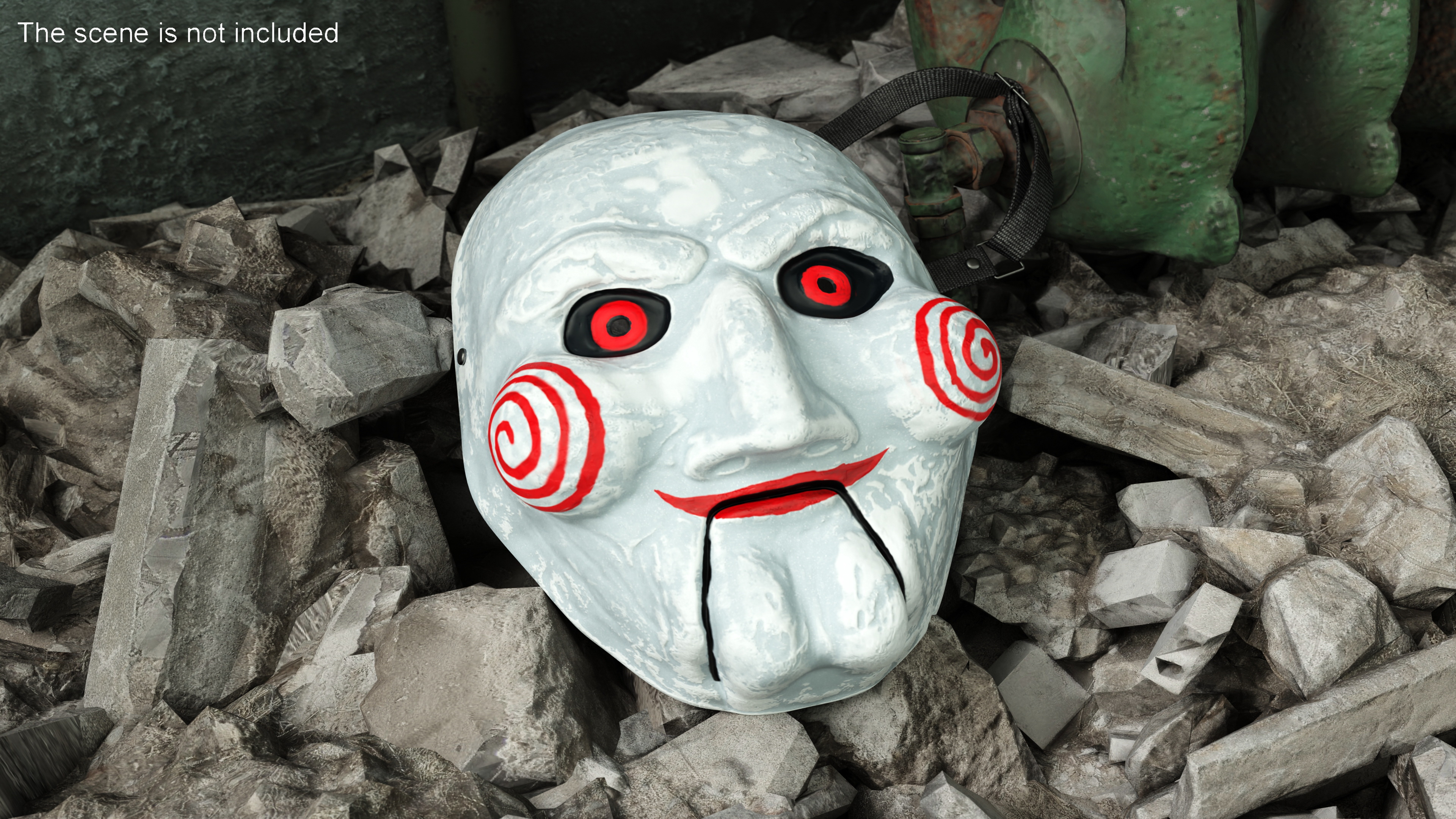 Lying Billy Puppet Vacuform Mask 3D