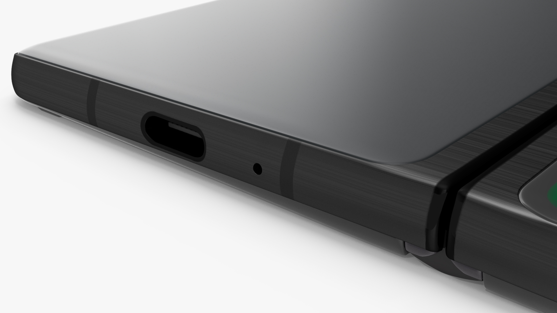 Samsung Z Fold 2 Black Rigged 3D model