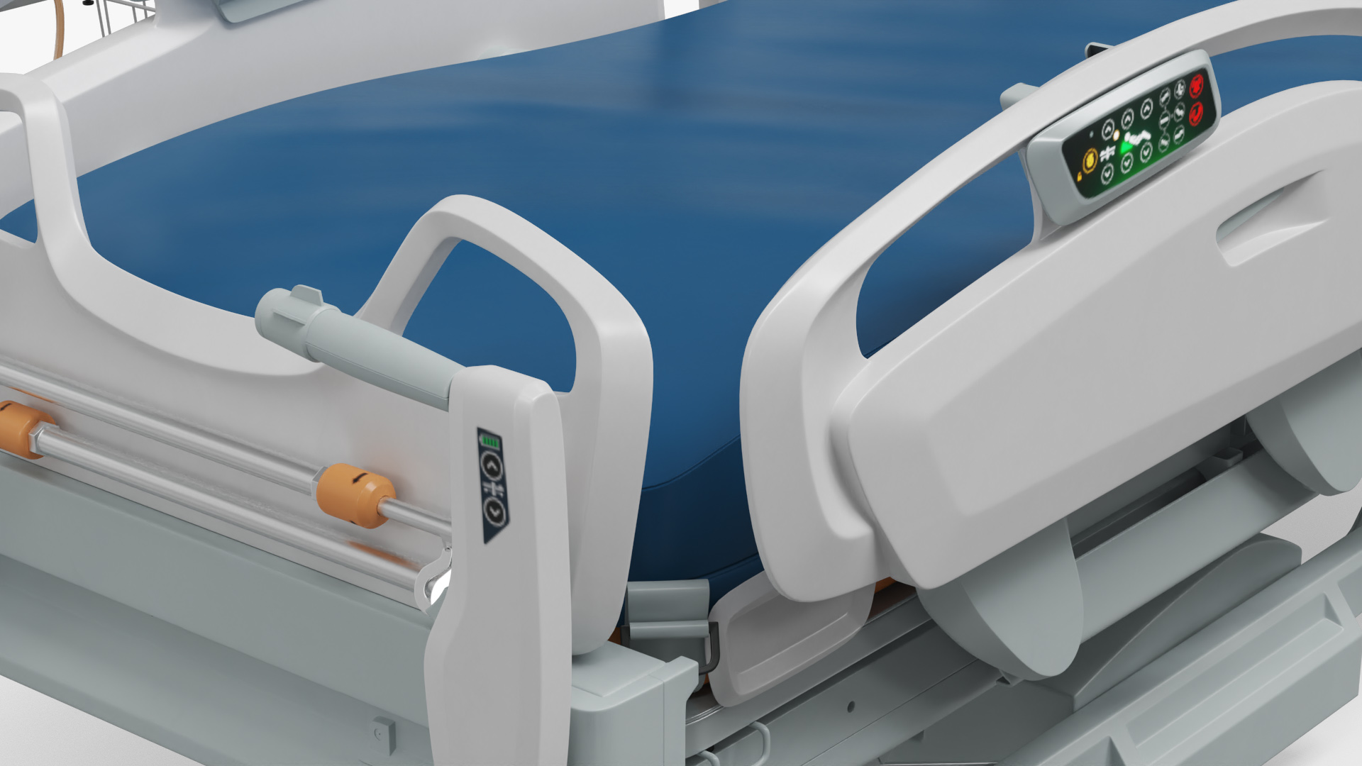 Motorized Patient Bed with Oxygen Console - view 9