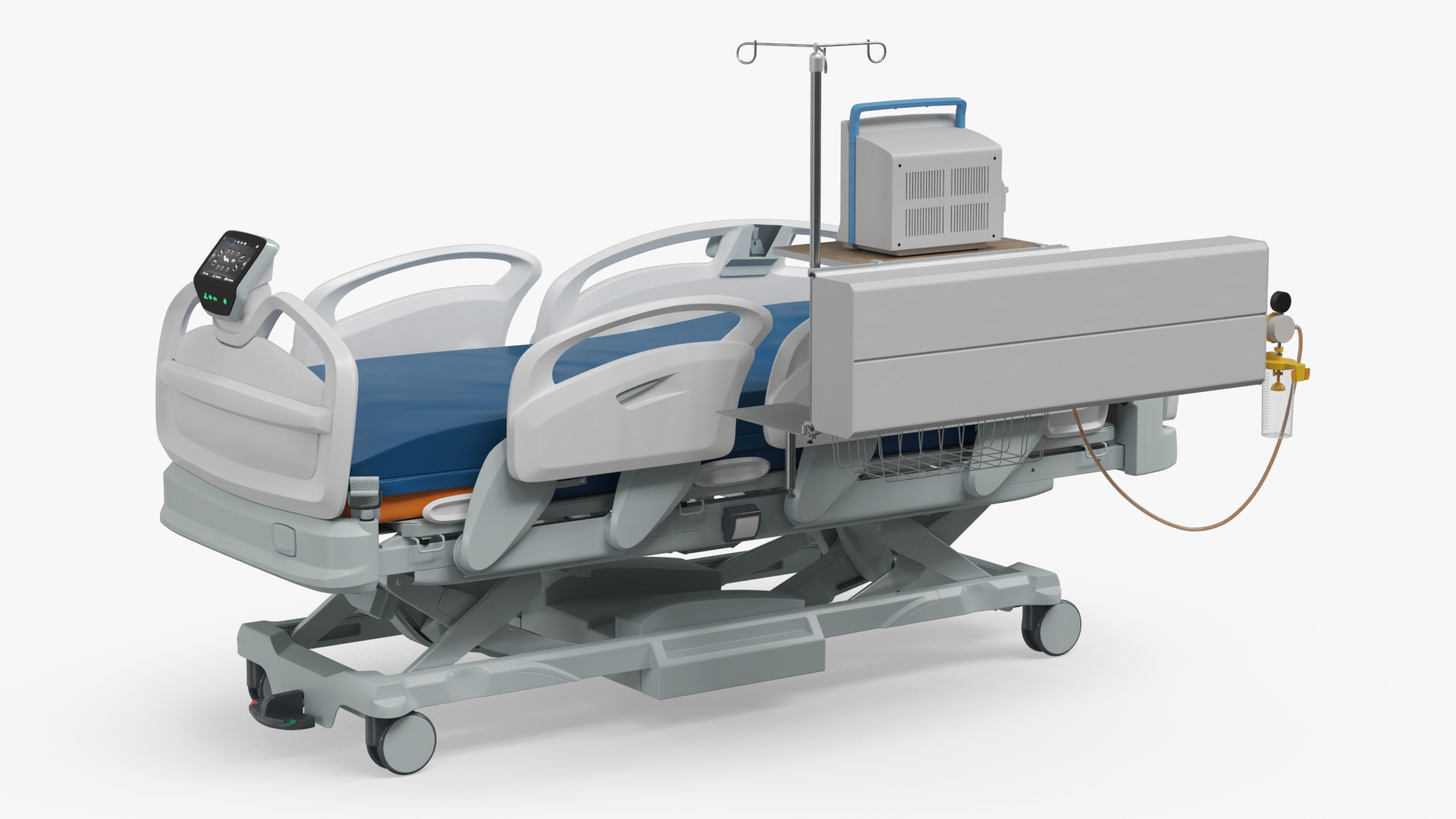 Motorized Patient Bed with Oxygen Console - view 4