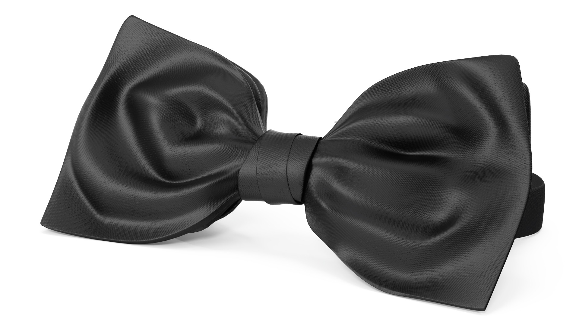 3D Black Bow Tie model