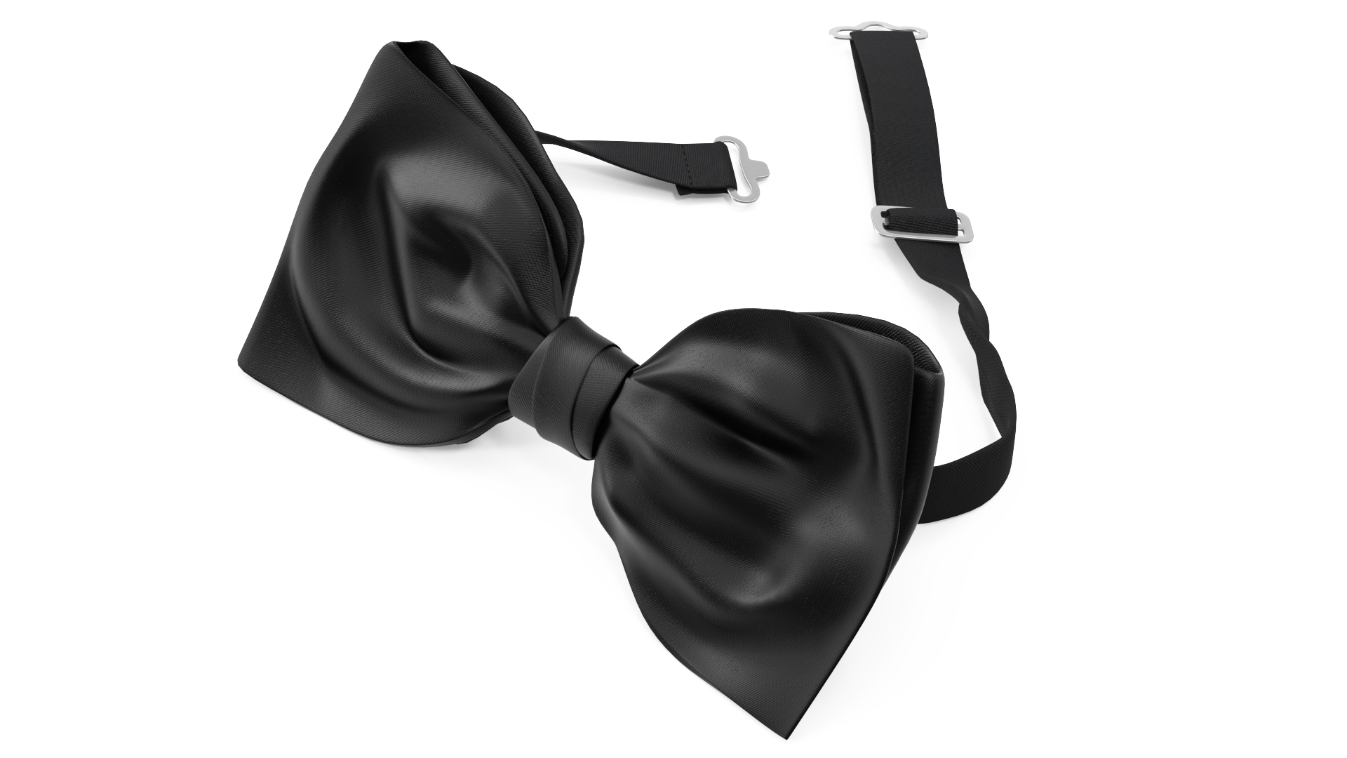 3D Black Bow Tie model