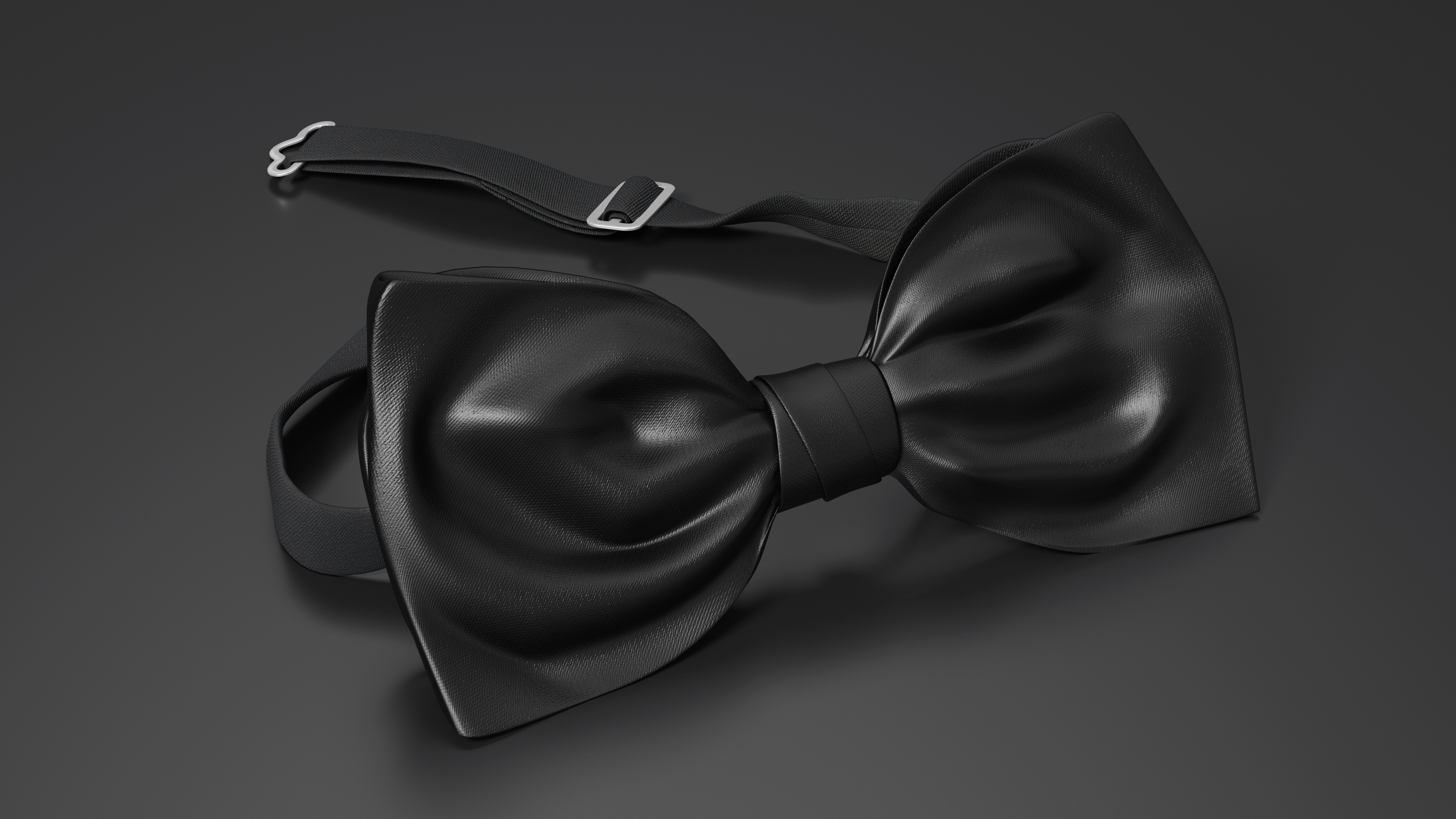 3D Black Bow Tie model
