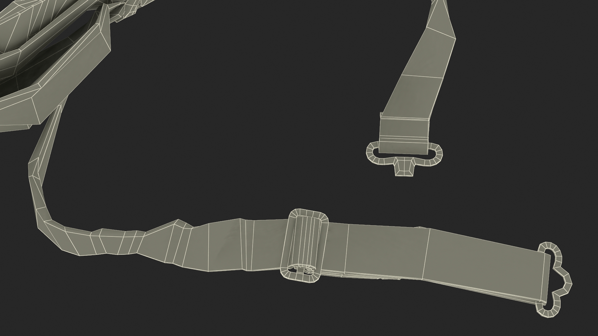 3D Black Bow Tie model