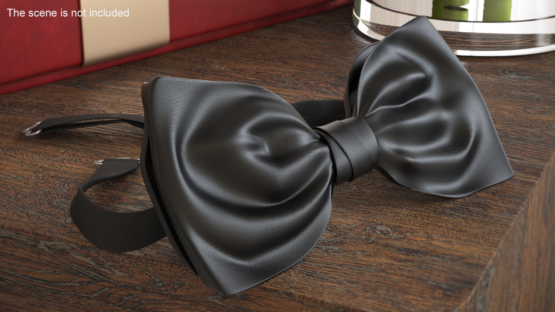 3D Black Bow Tie model