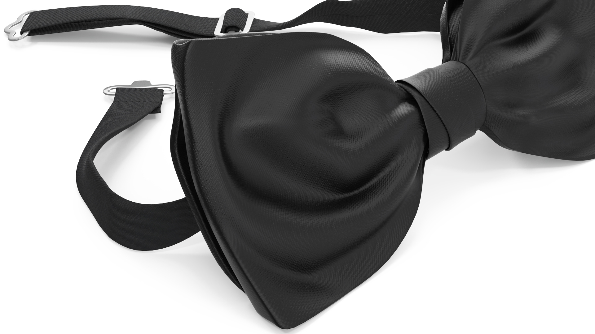 3D Black Bow Tie model