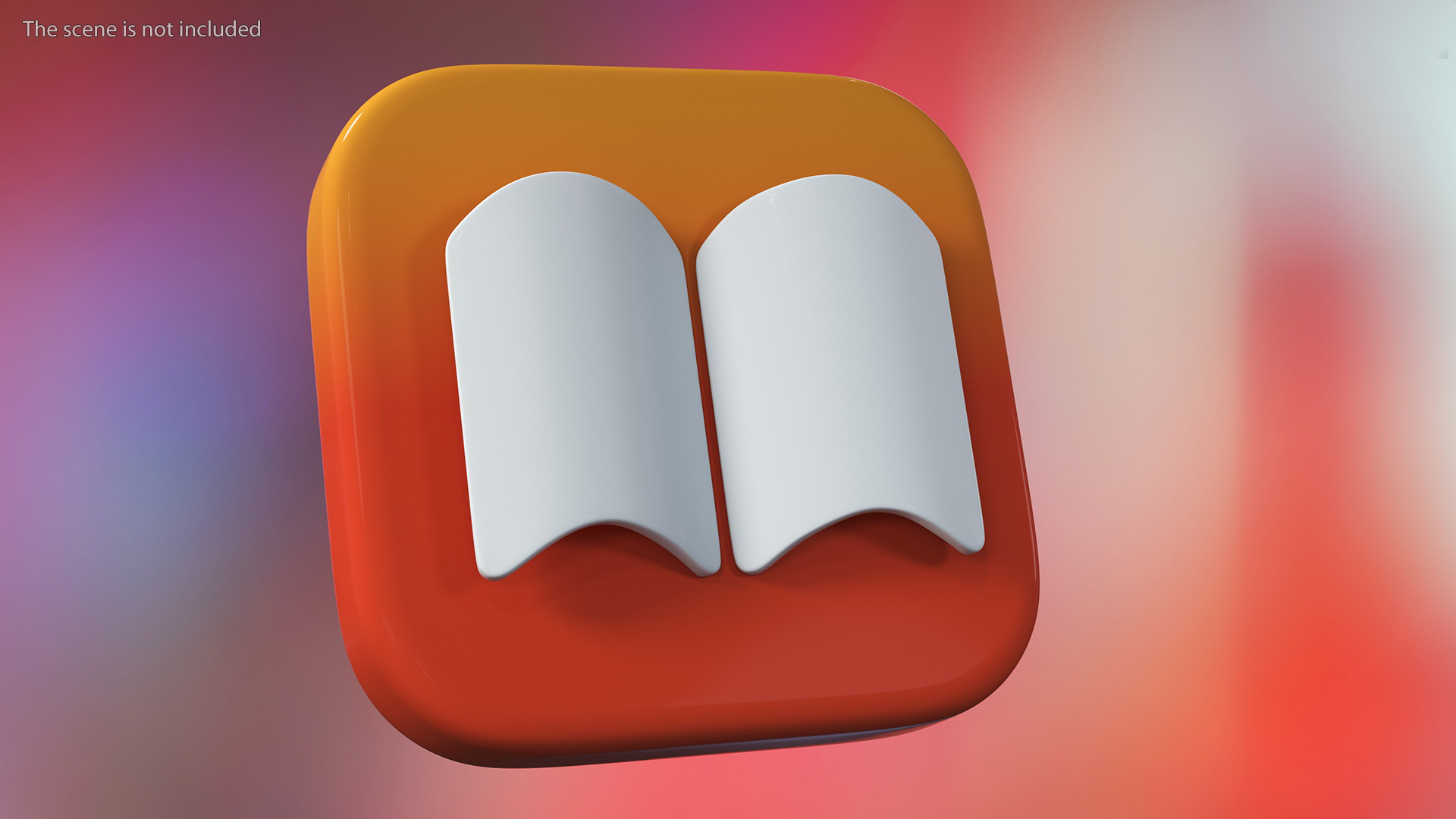 iPhone iOS iBooks Icon 3D
