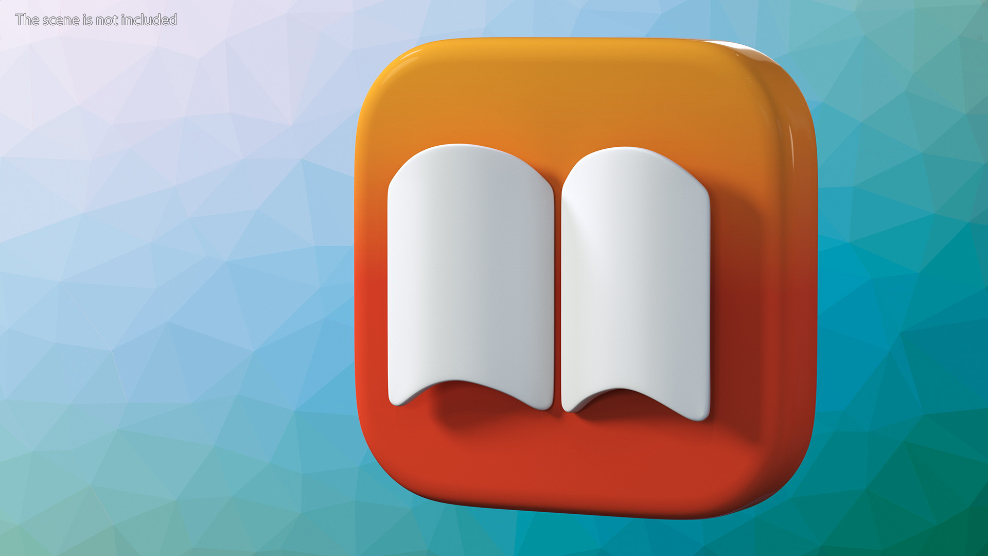 iPhone iOS iBooks Icon 3D