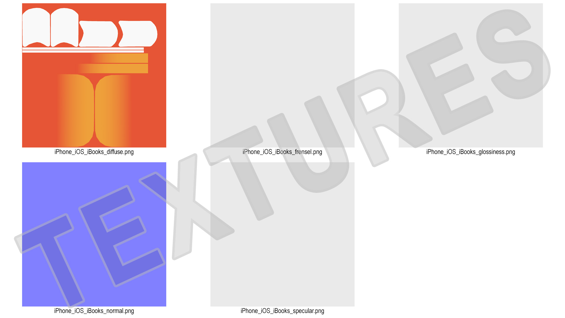 iPhone iOS iBooks Icon 3D