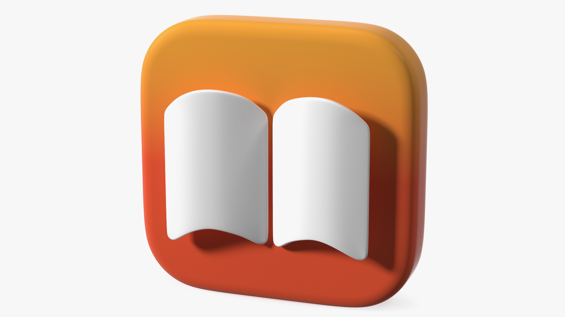 iPhone iOS iBooks Icon 3D