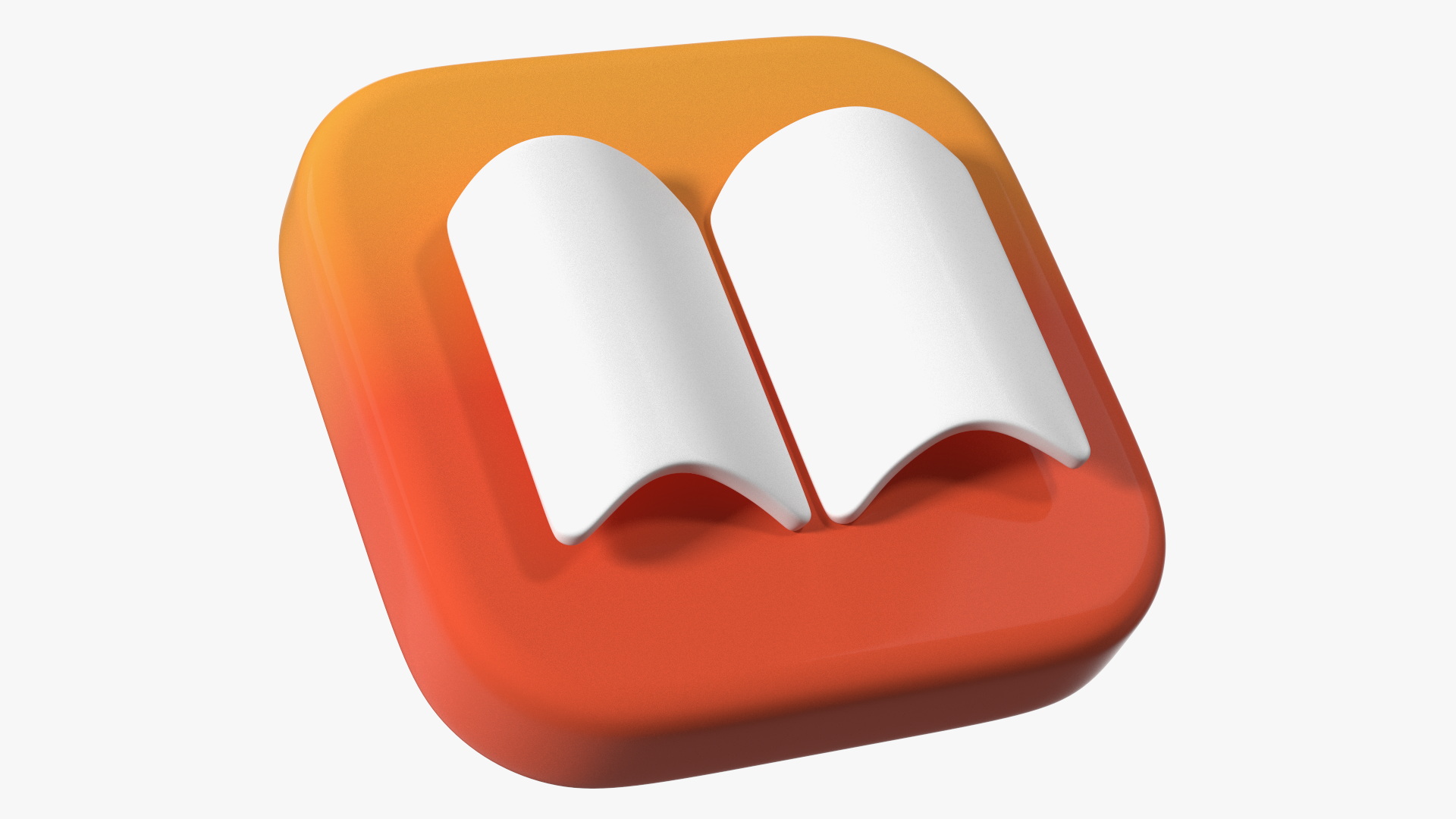 iPhone iOS iBooks Icon 3D