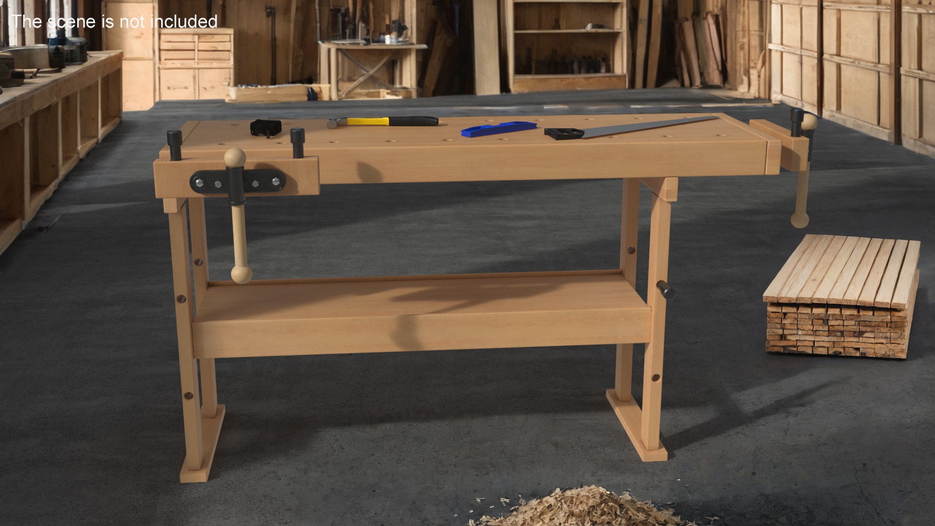 Carpentry Workbench 3D model