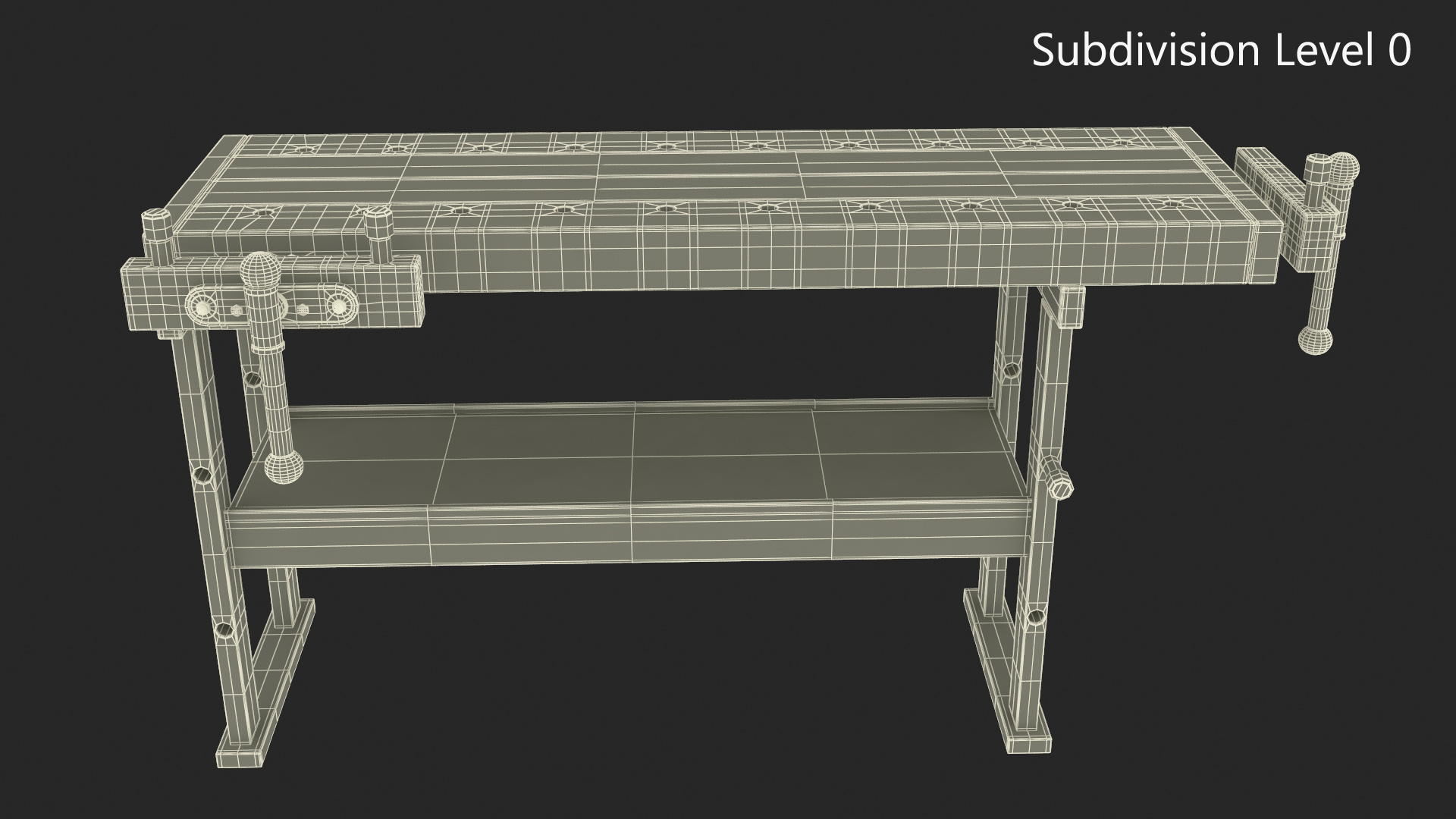 Carpentry Workbench 3D model