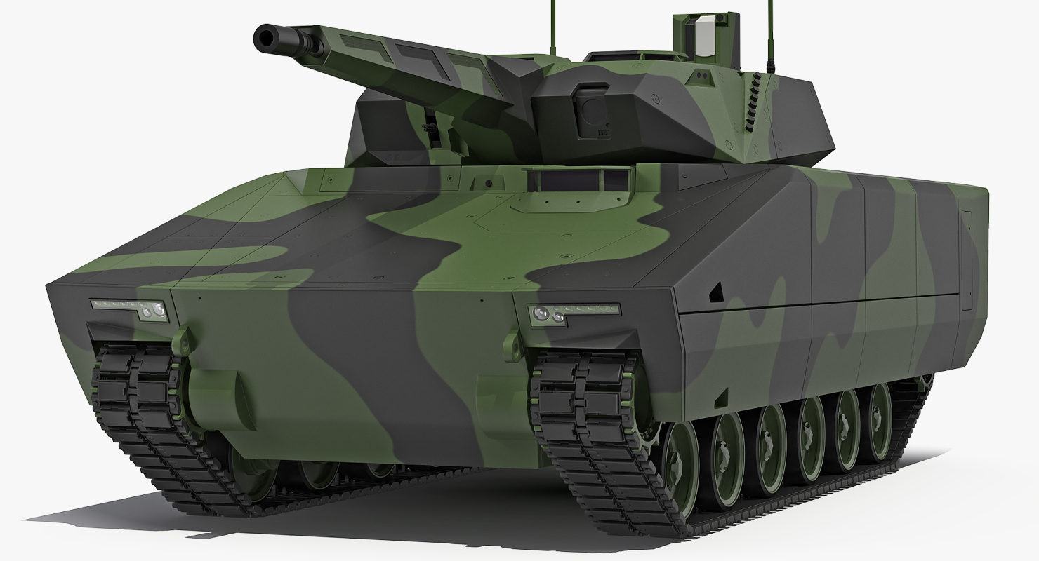 3D model Infantry Fighting Vehicle Lynx Camo