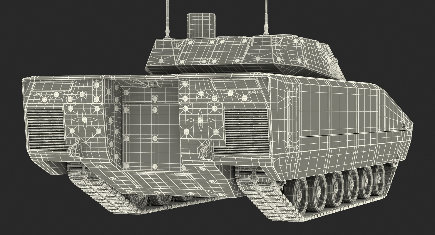 3D model Infantry Fighting Vehicle Lynx Camo