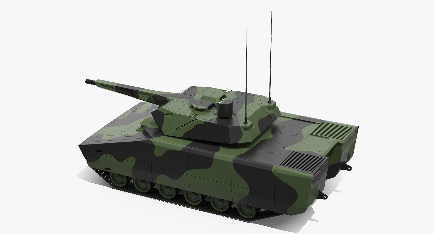 3D model Infantry Fighting Vehicle Lynx Camo