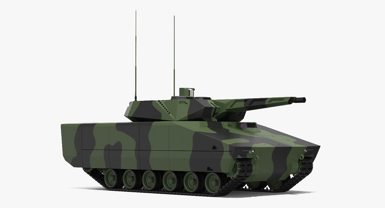 3D model Infantry Fighting Vehicle Lynx Camo