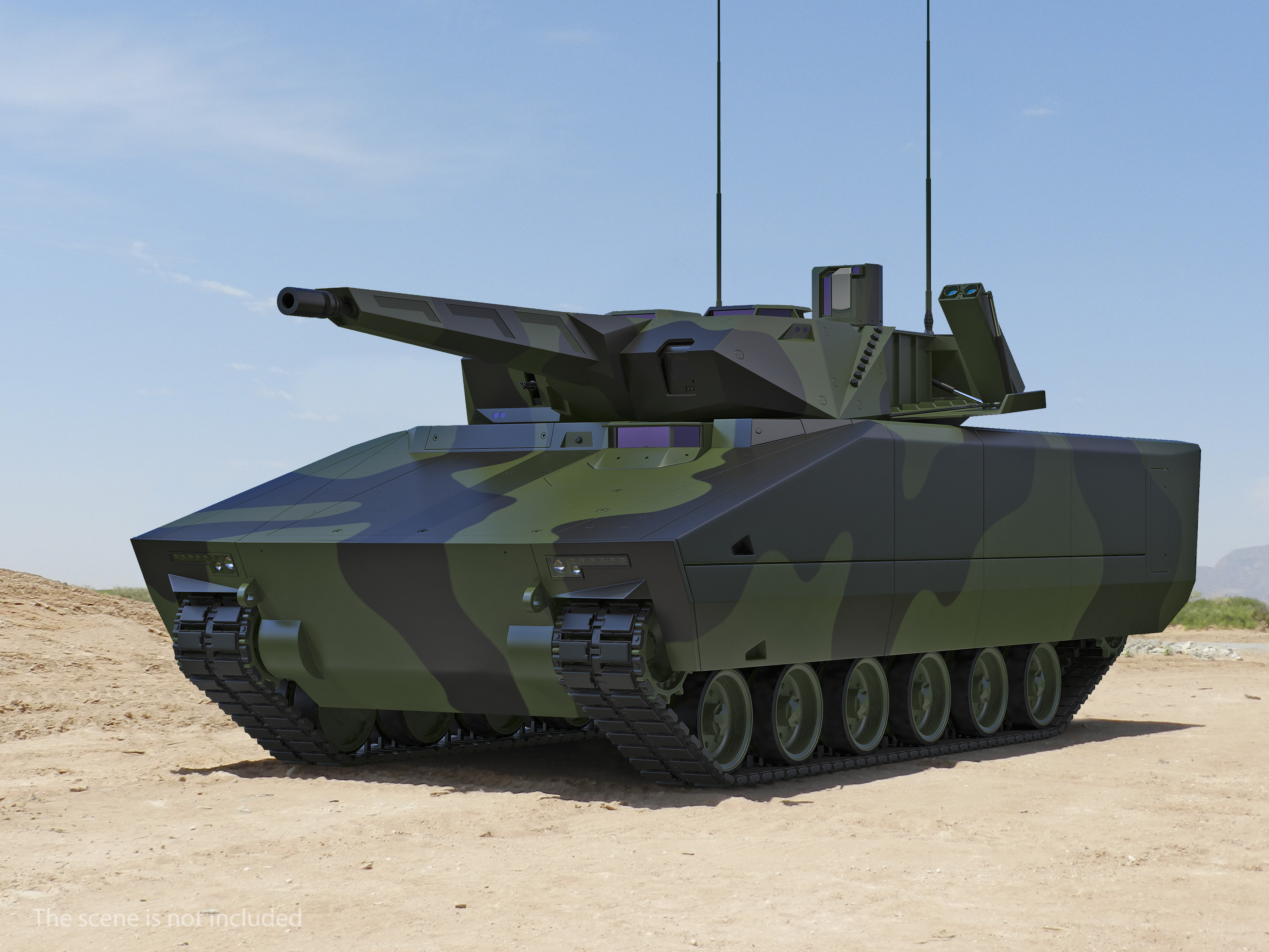 3D model Infantry Fighting Vehicle Lynx Camo