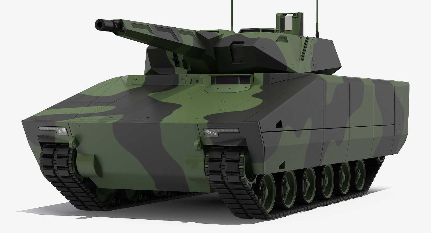 3D model Infantry Fighting Vehicle Lynx Camo