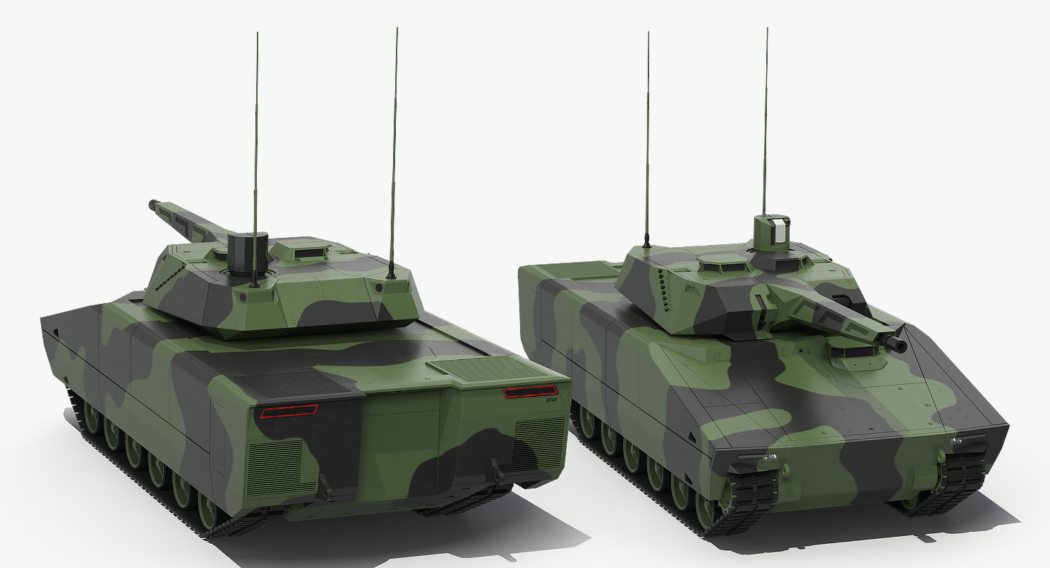3D model Infantry Fighting Vehicle Lynx Camo