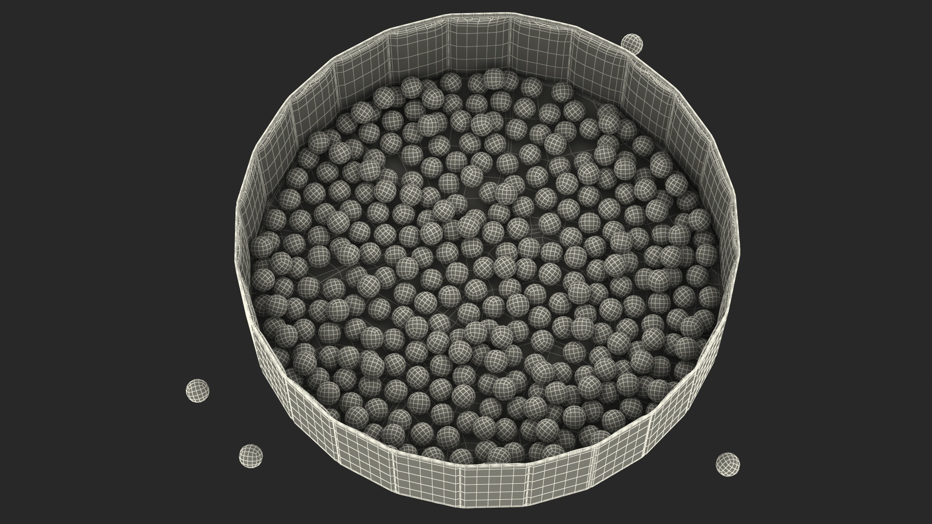 Dry Pool for Kids Size L 3D model