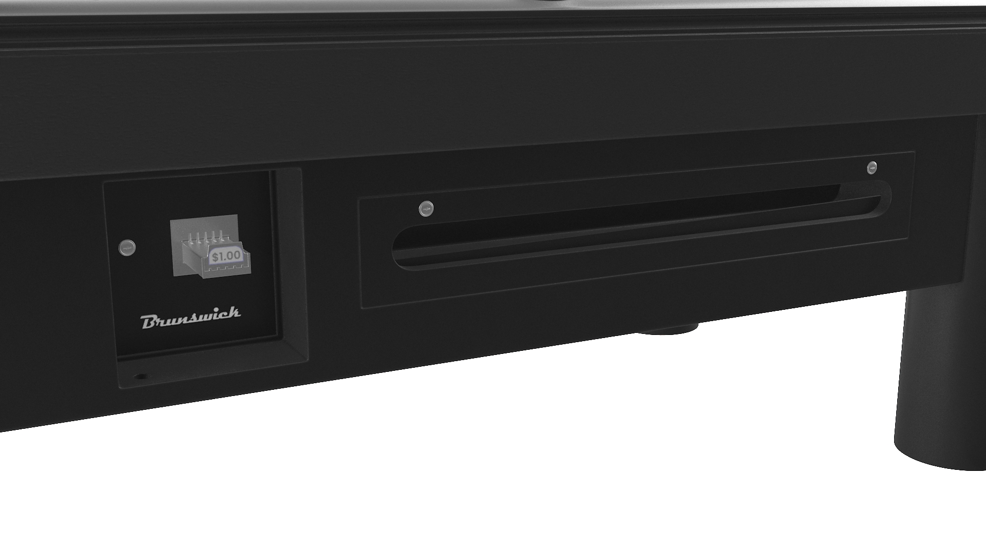 3D Commercial Public Pool Table Brunswick Blue model