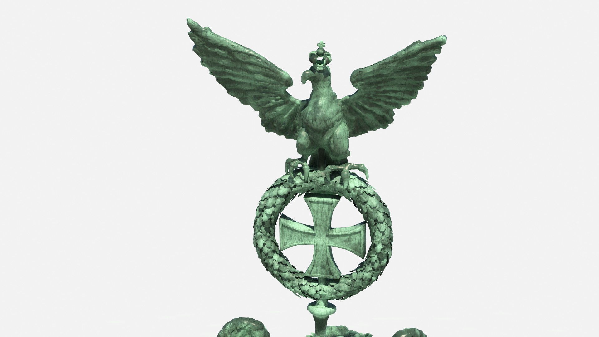 3D model Brandenburg Gate Quadriga