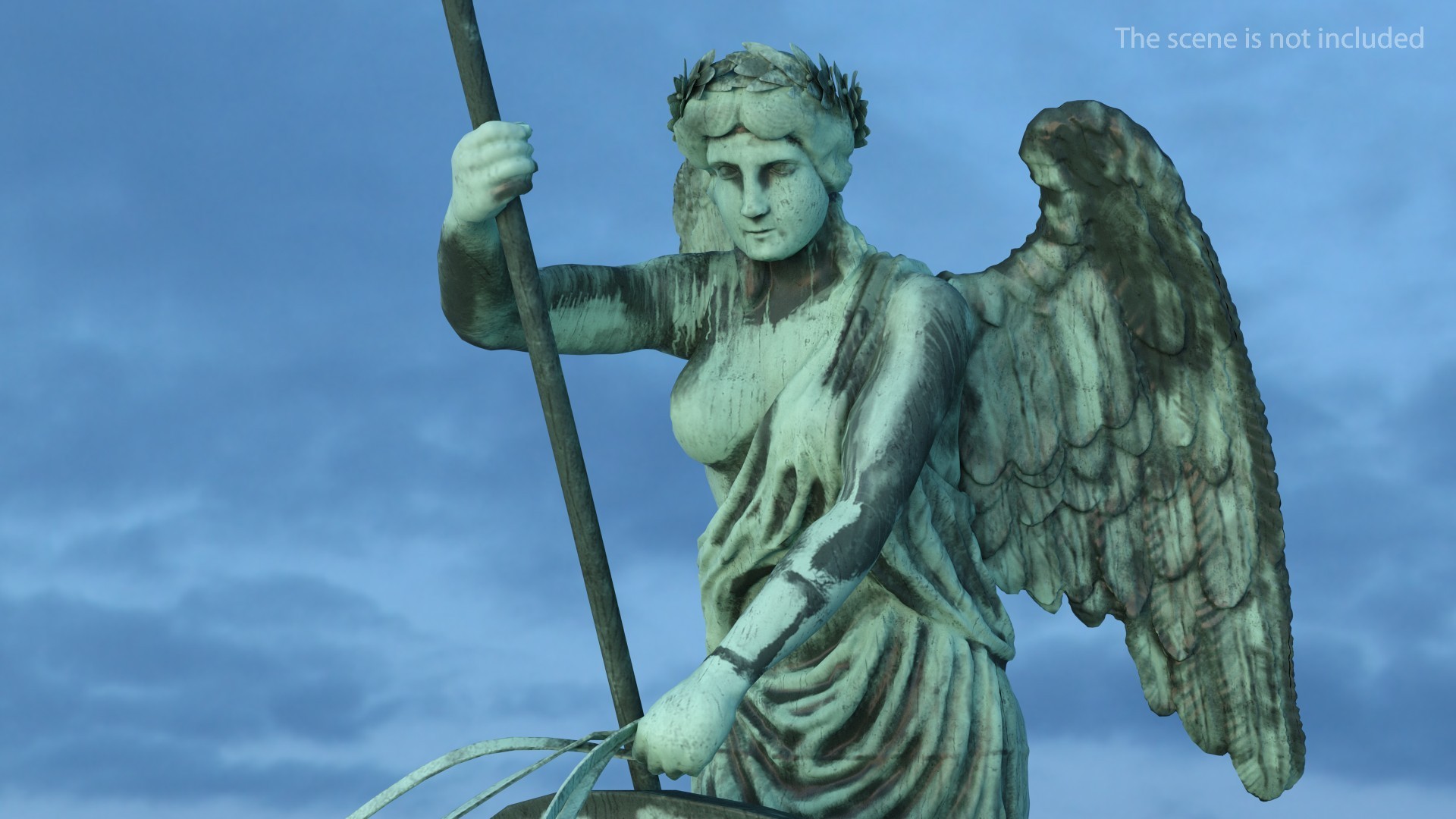 3D model Brandenburg Gate Quadriga