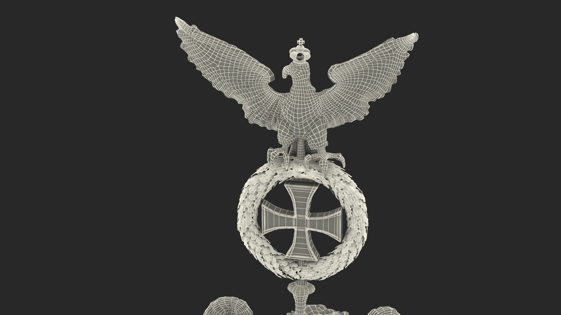 3D model Brandenburg Gate Quadriga
