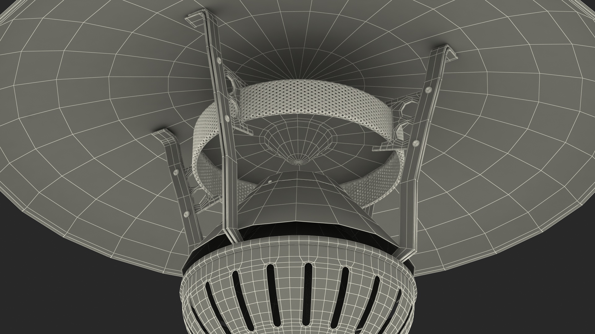 3D Portable Propane Gas Patio Heater model