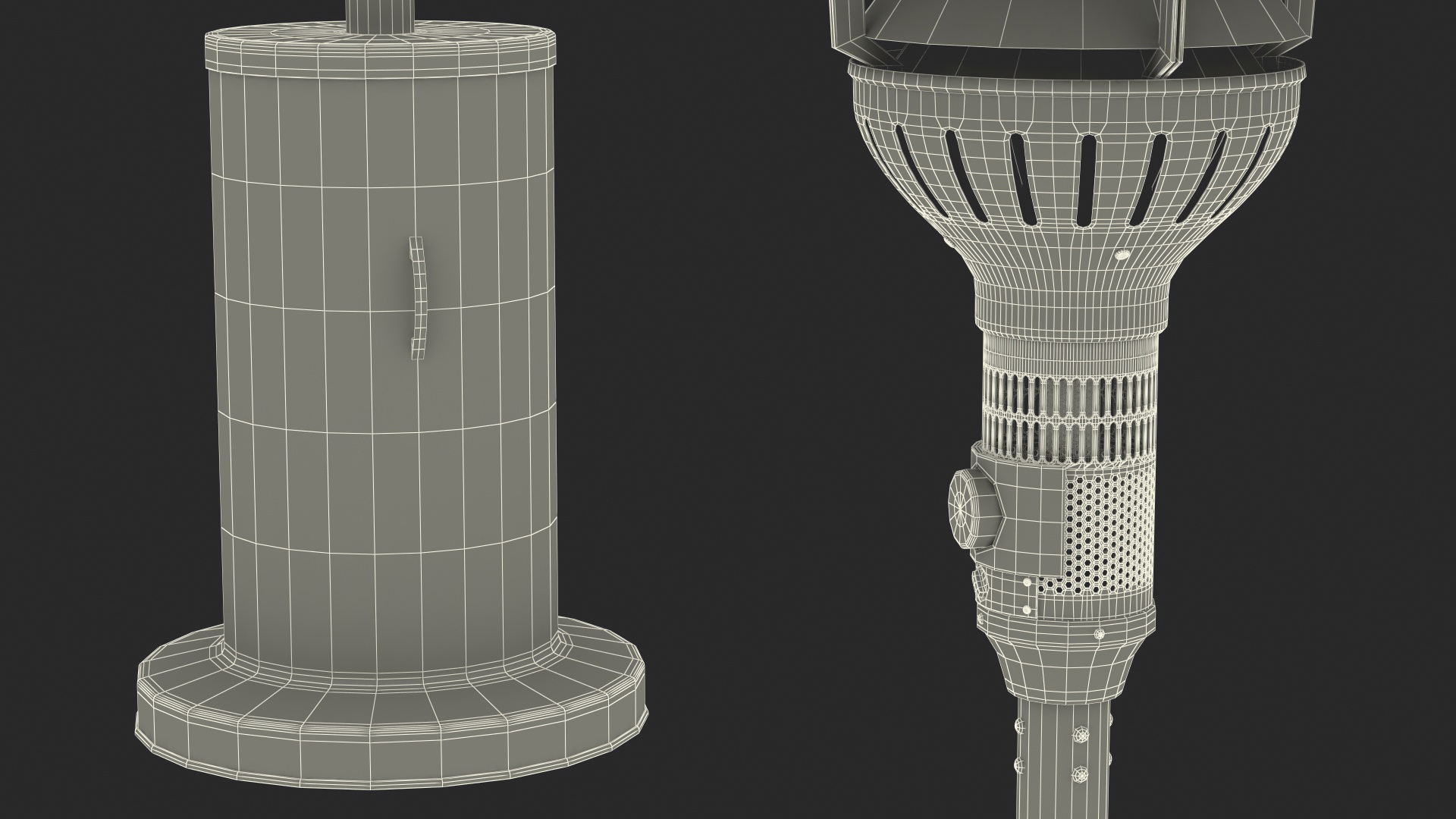 3D Portable Propane Gas Patio Heater model