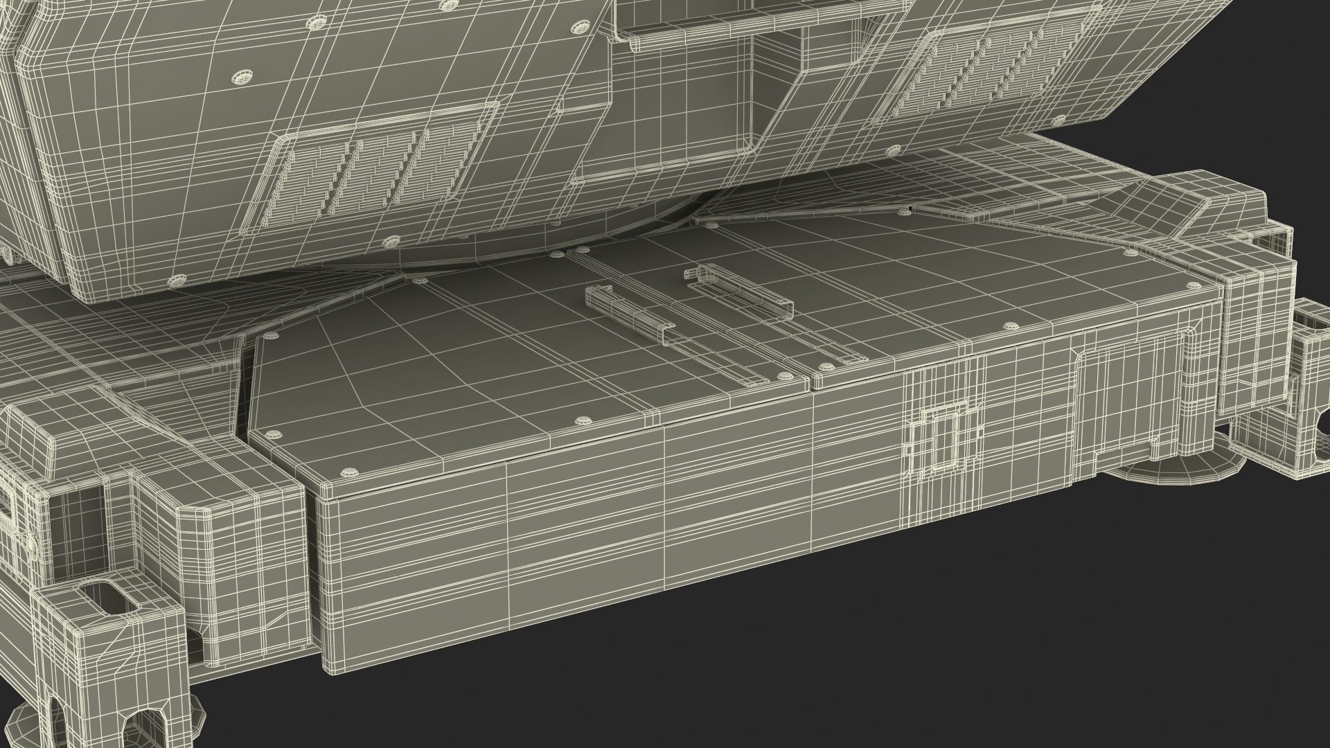 Laser System for Air Defense Sand Camo Rigged for Maya 3D model