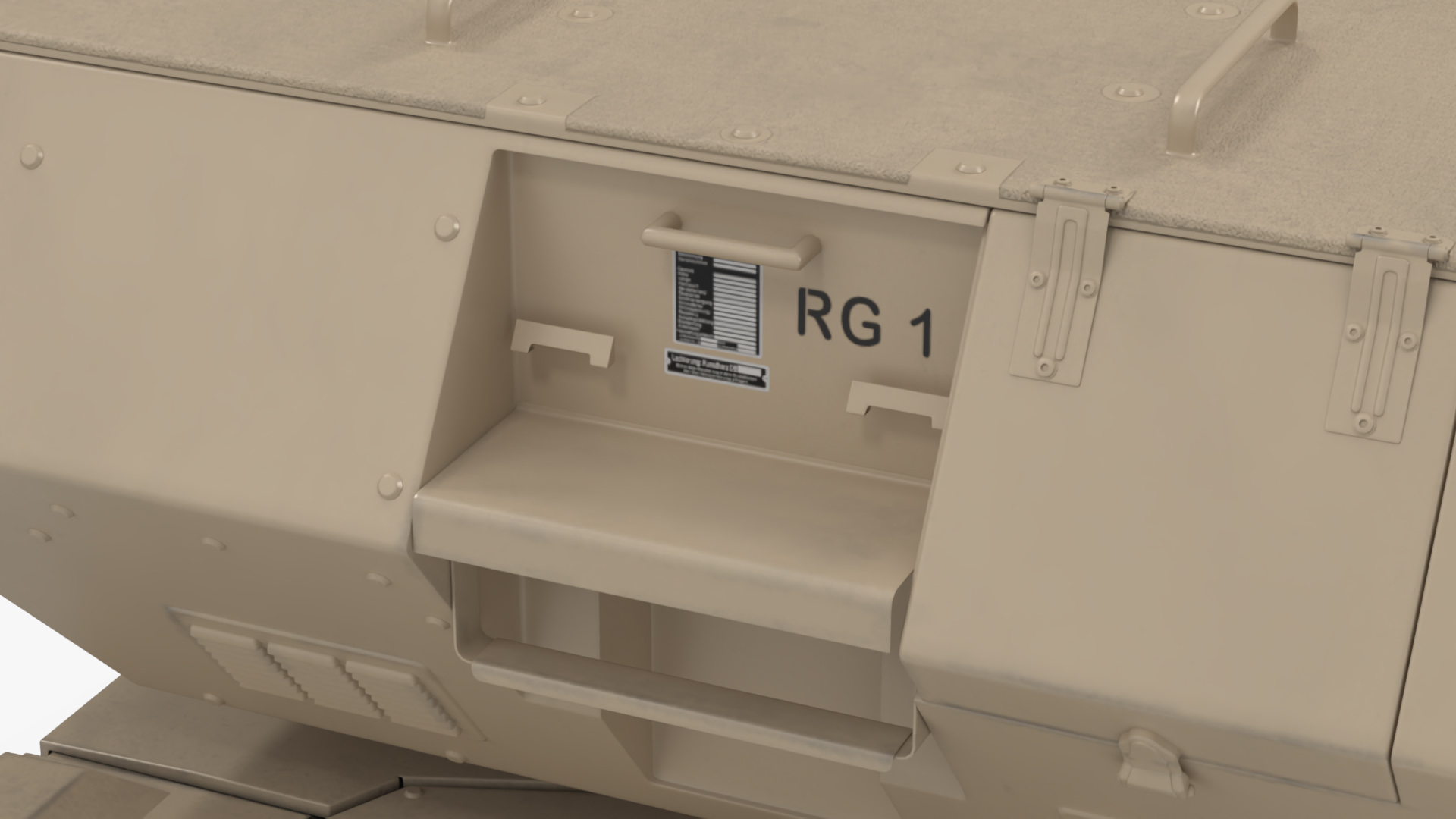 Laser System for Air Defense Sand Camo Rigged for Maya 3D model